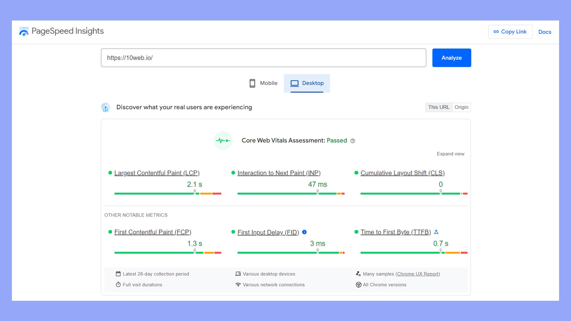 Page Speed Insights
