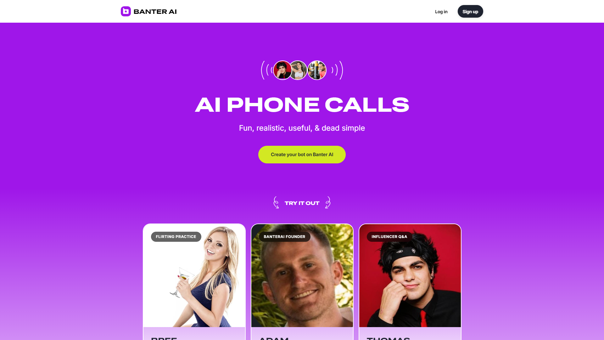 Screenshot for Banter AI