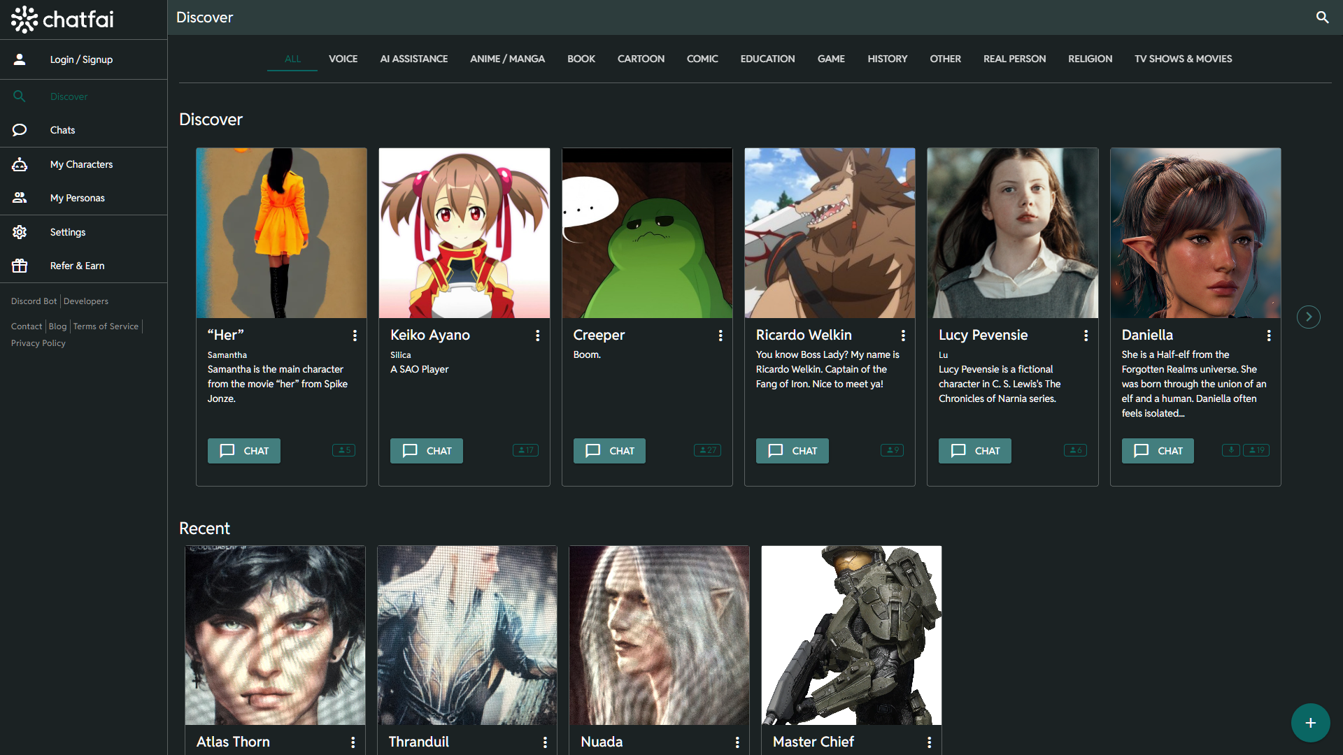 Screenshot for ChatFAI