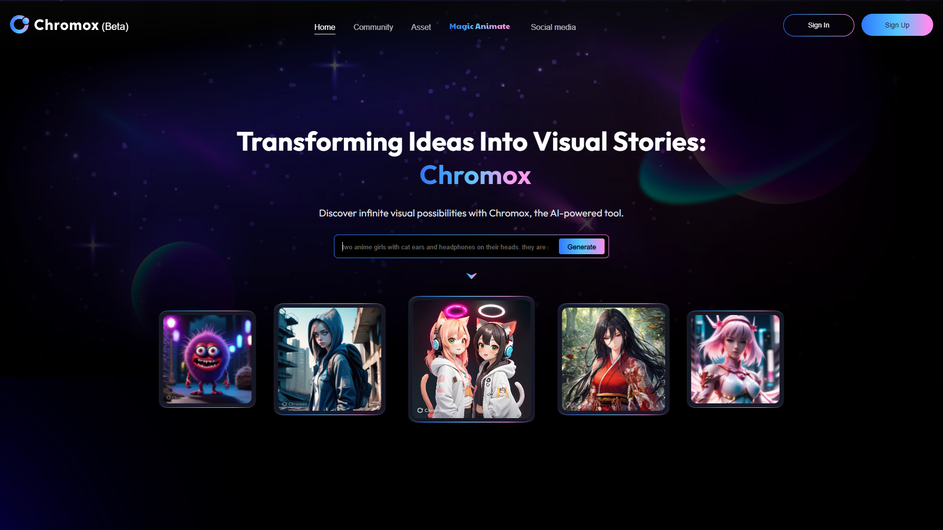 Screenshot for Chromox