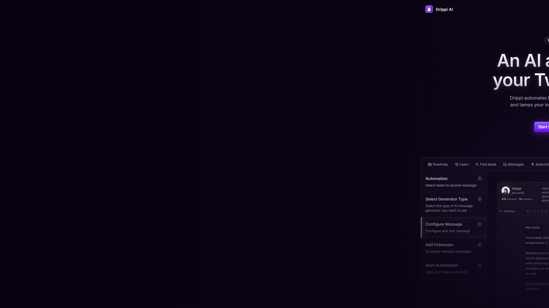 Screenshot for Drippi AI