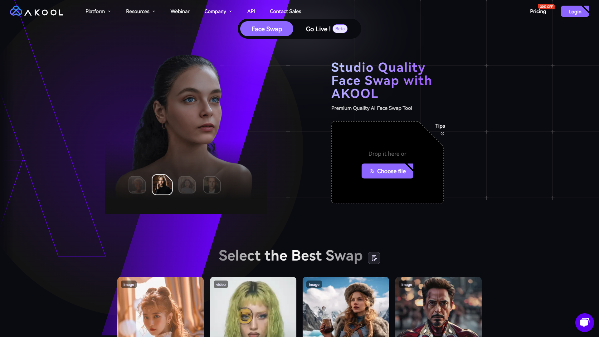 Screenshot for Face Swap By AKOOL