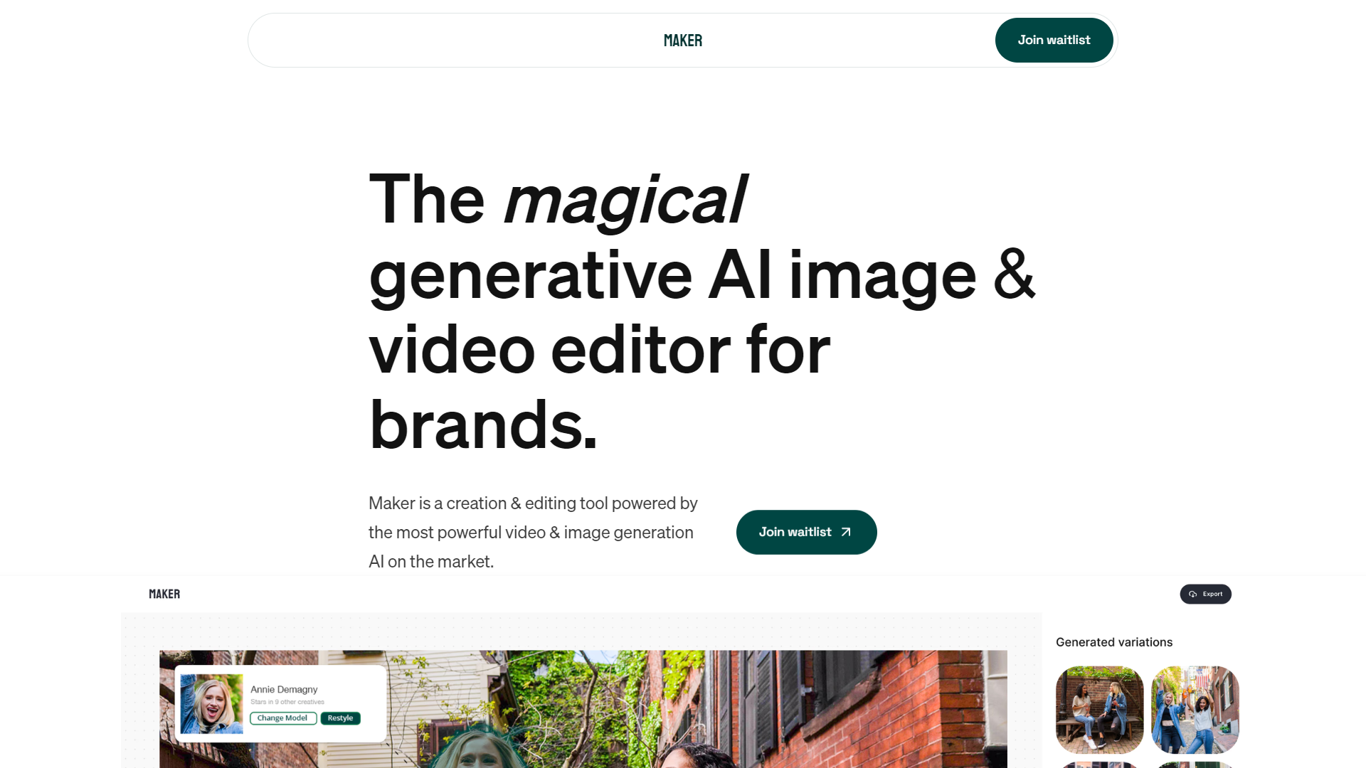 Screenshot for Maker AI
