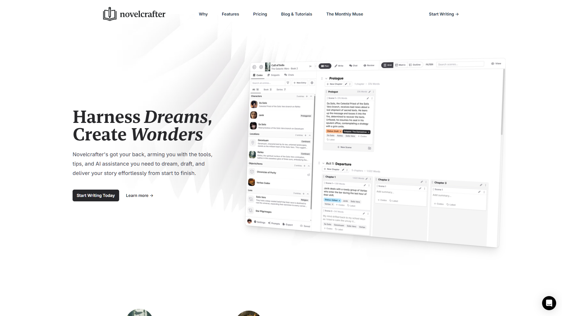 Screenshot for Novelcrafter