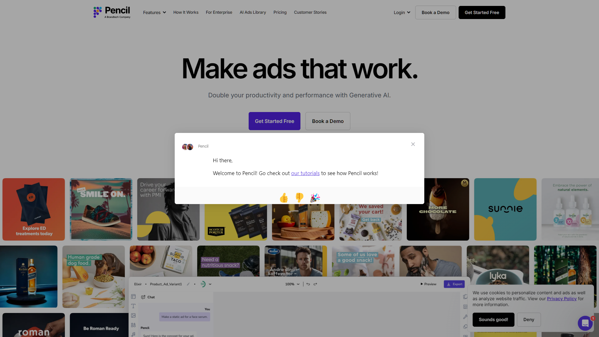Screenshot for Pencil AI