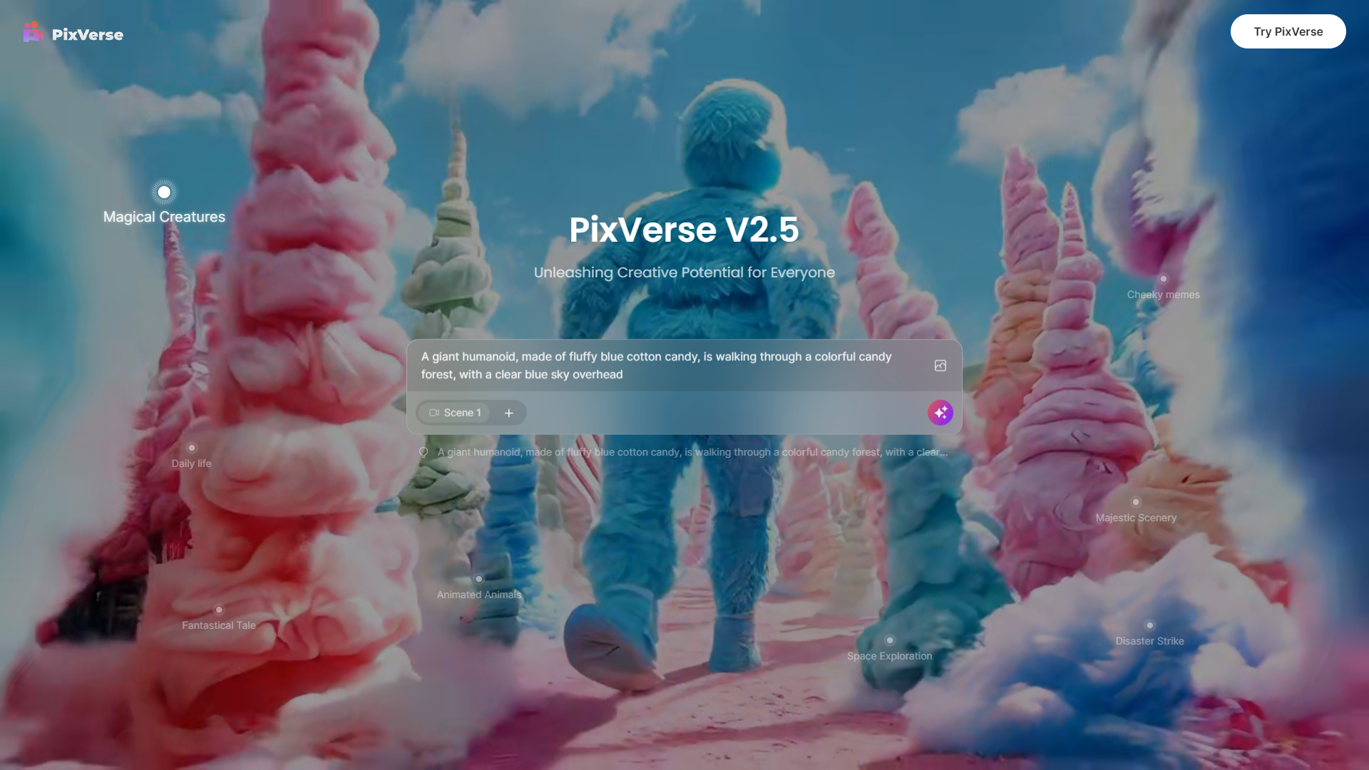 Screenshot for PixVerse AI
