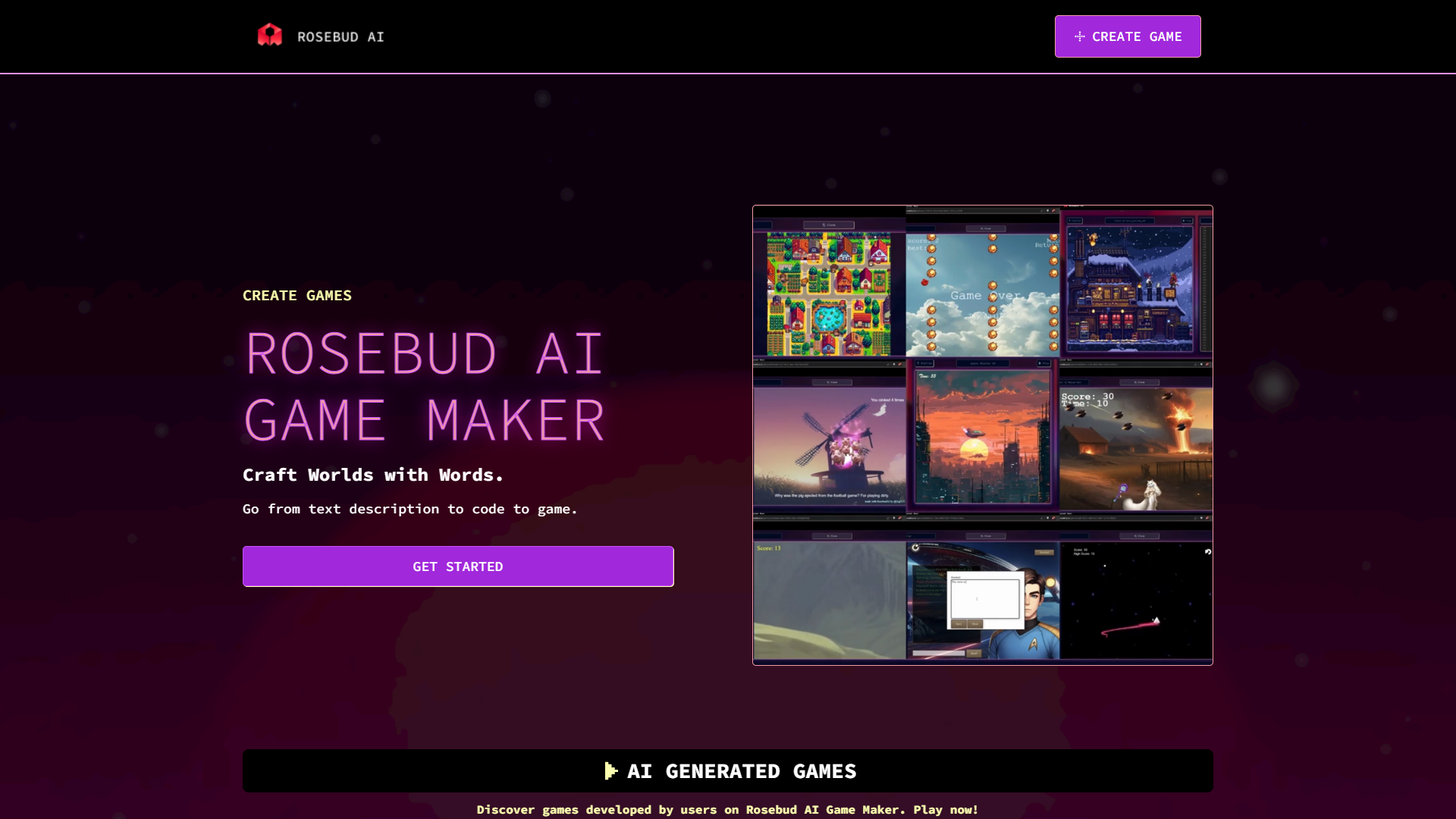 Screenshot for Rosebud AI
