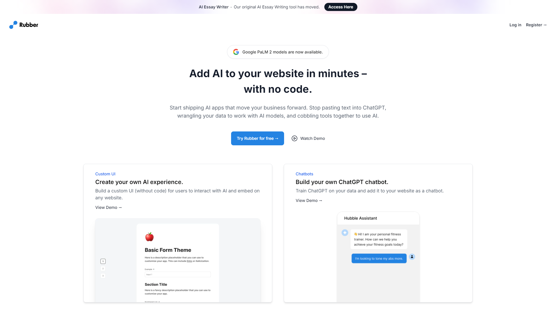 Screenshot for Rubber