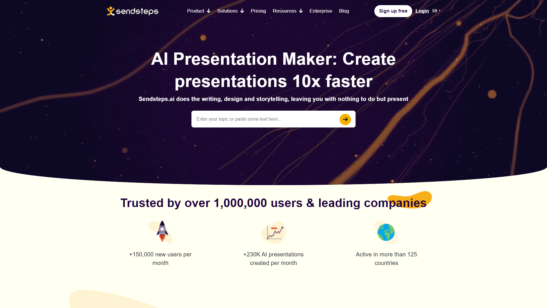 Screenshot for Sendsteps