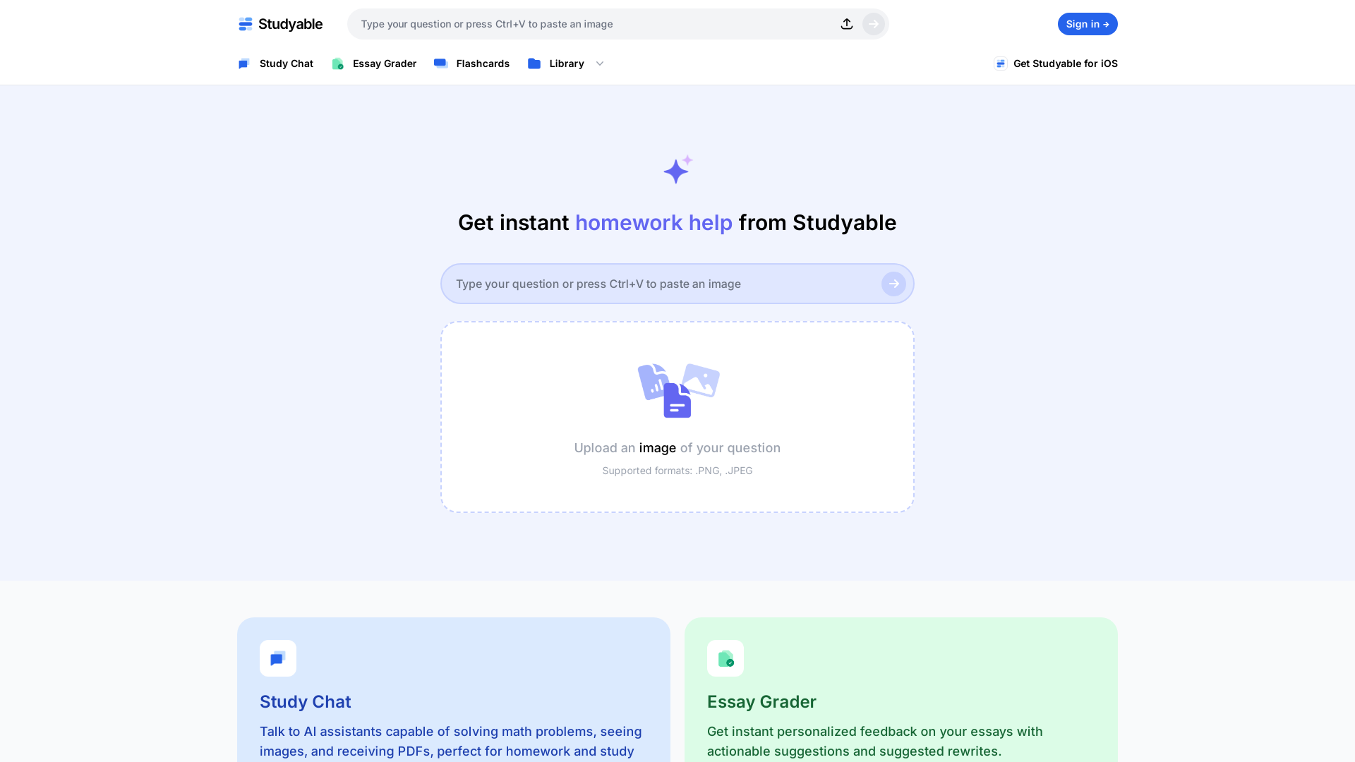 Screenshot for Studyable
