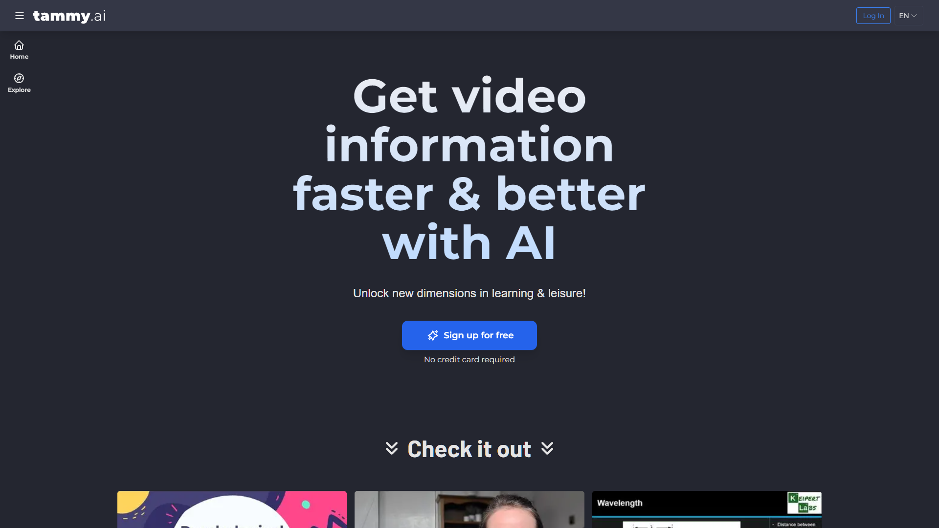 Screenshot for Tammy AI