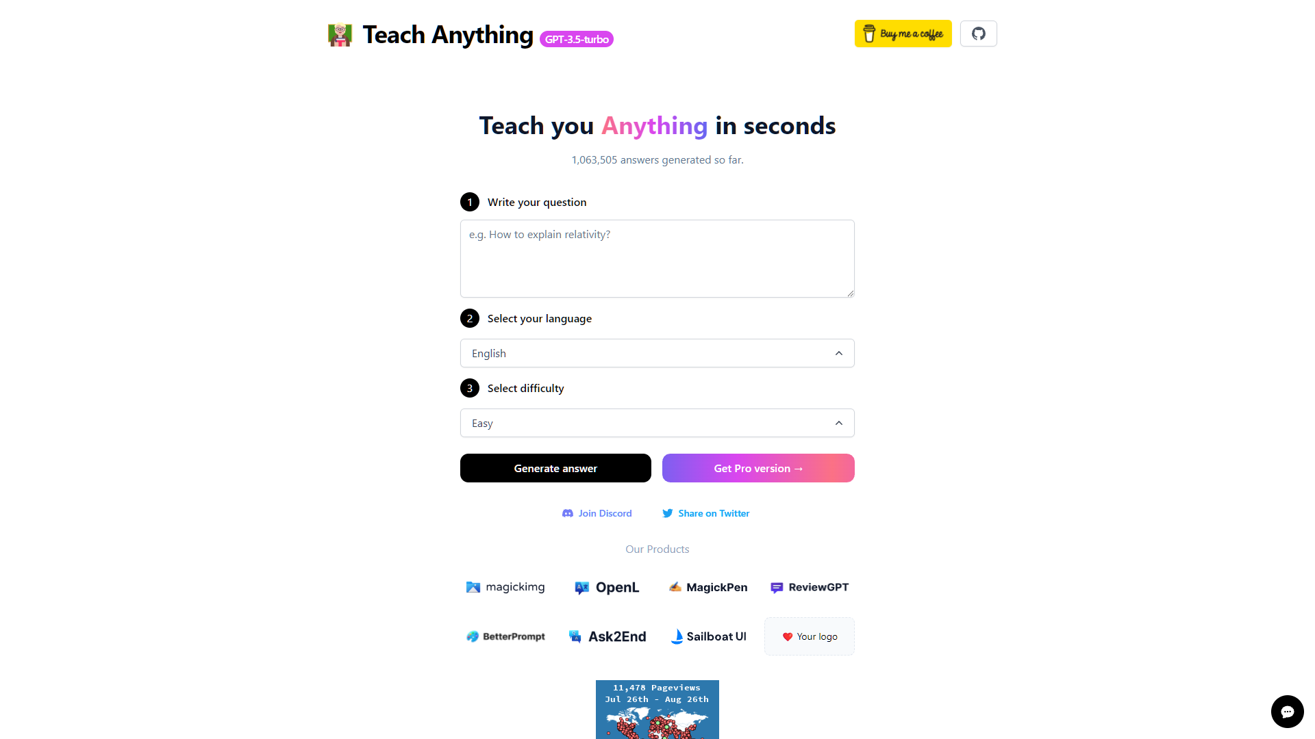 Screenshot for Teach Anything
