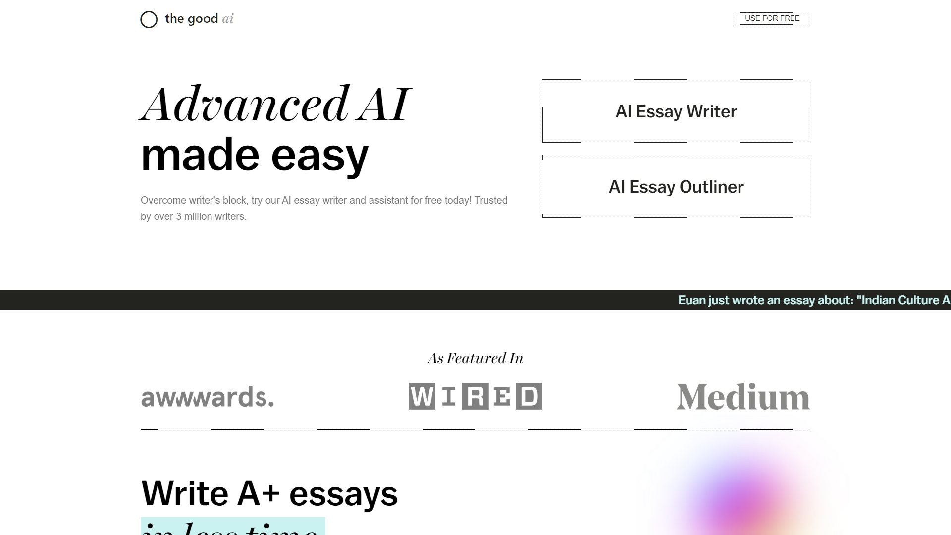 Screenshot for The Good AI
