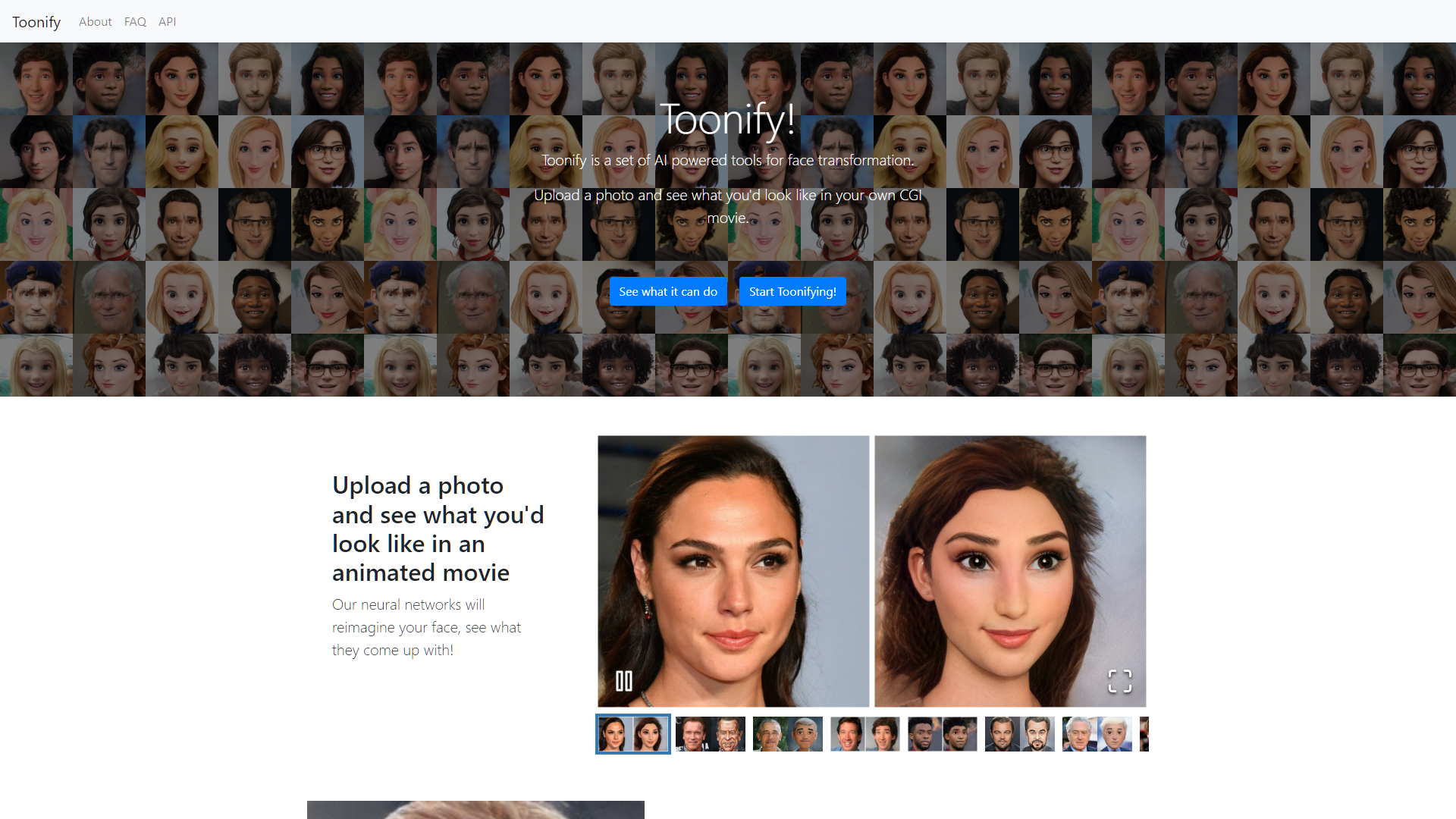 Screenshot for Toonify