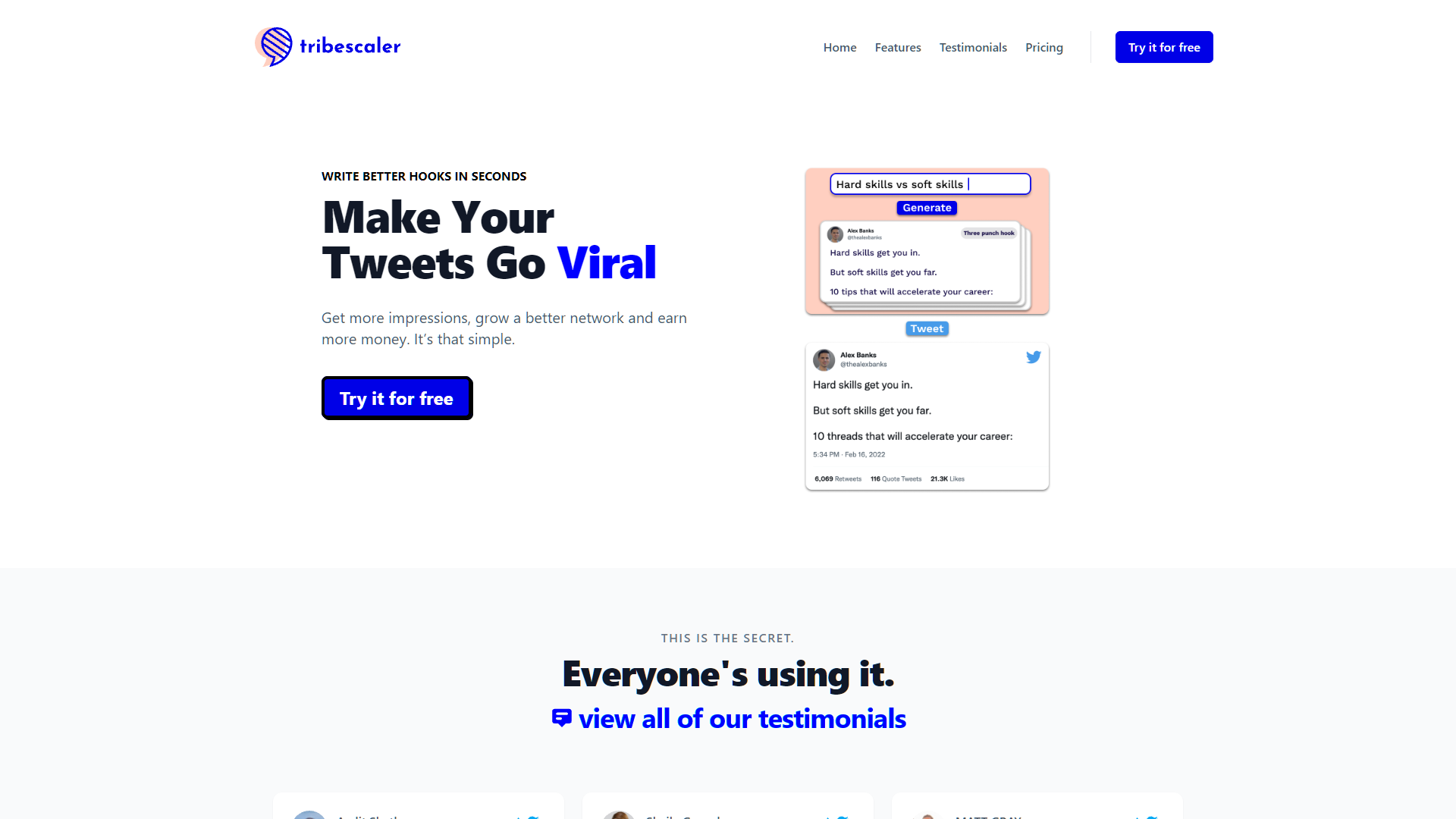 Screenshot for Tribescaler