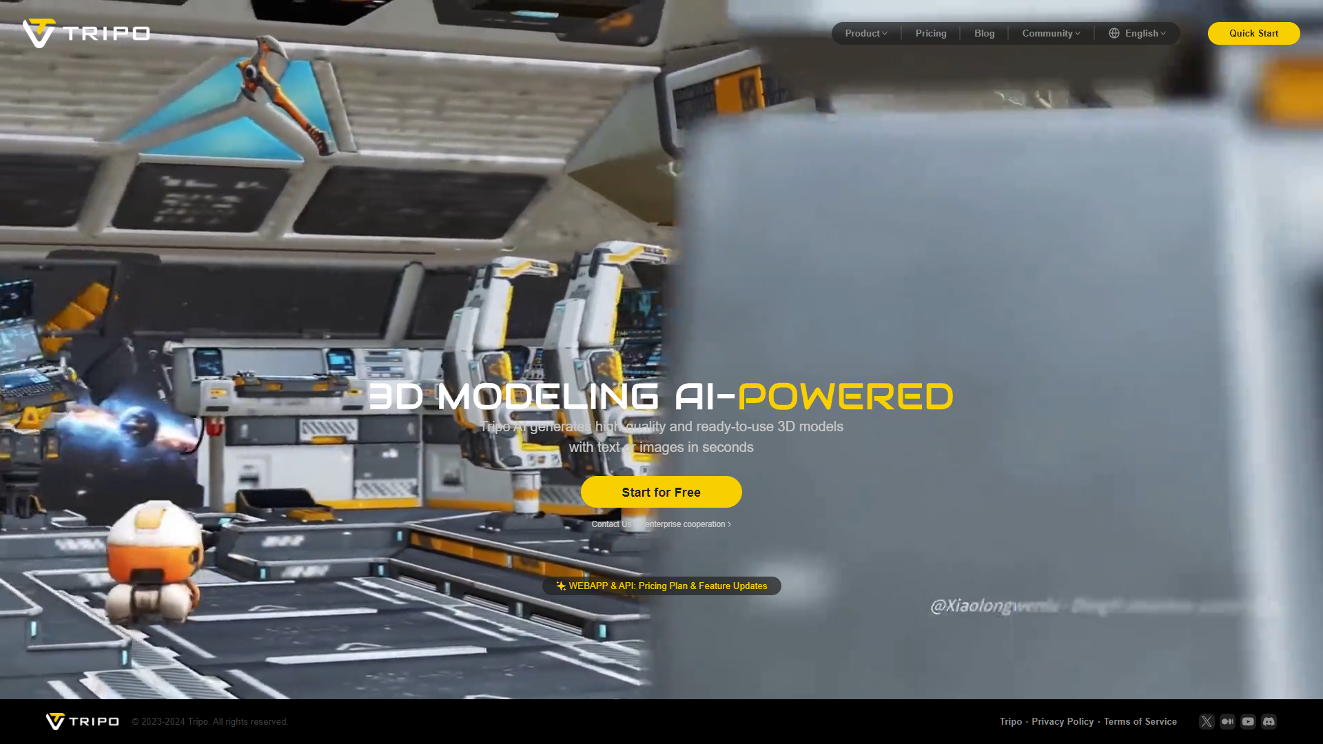 Screenshot for Tripo AI