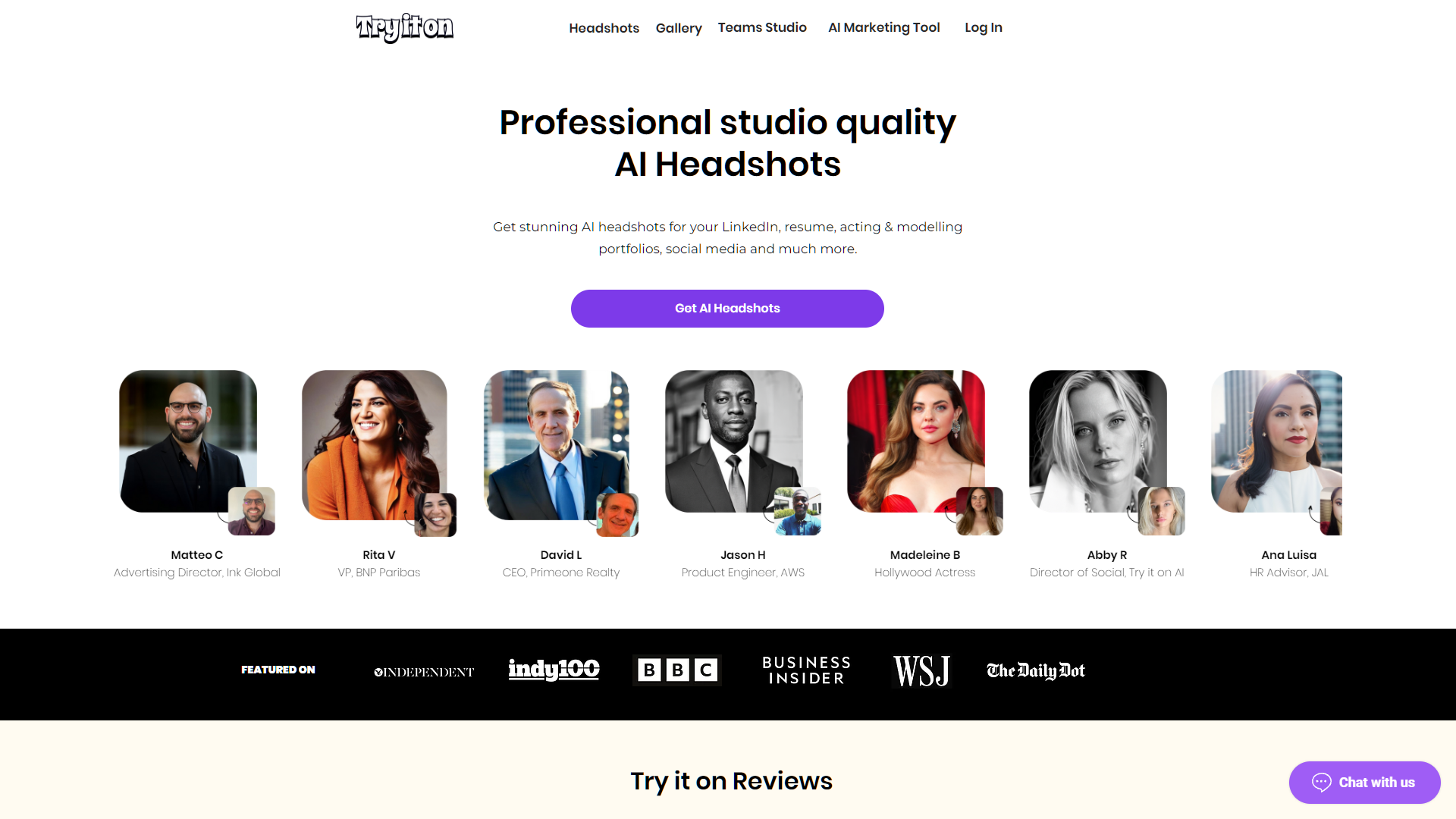 Screenshot for Try it on AI