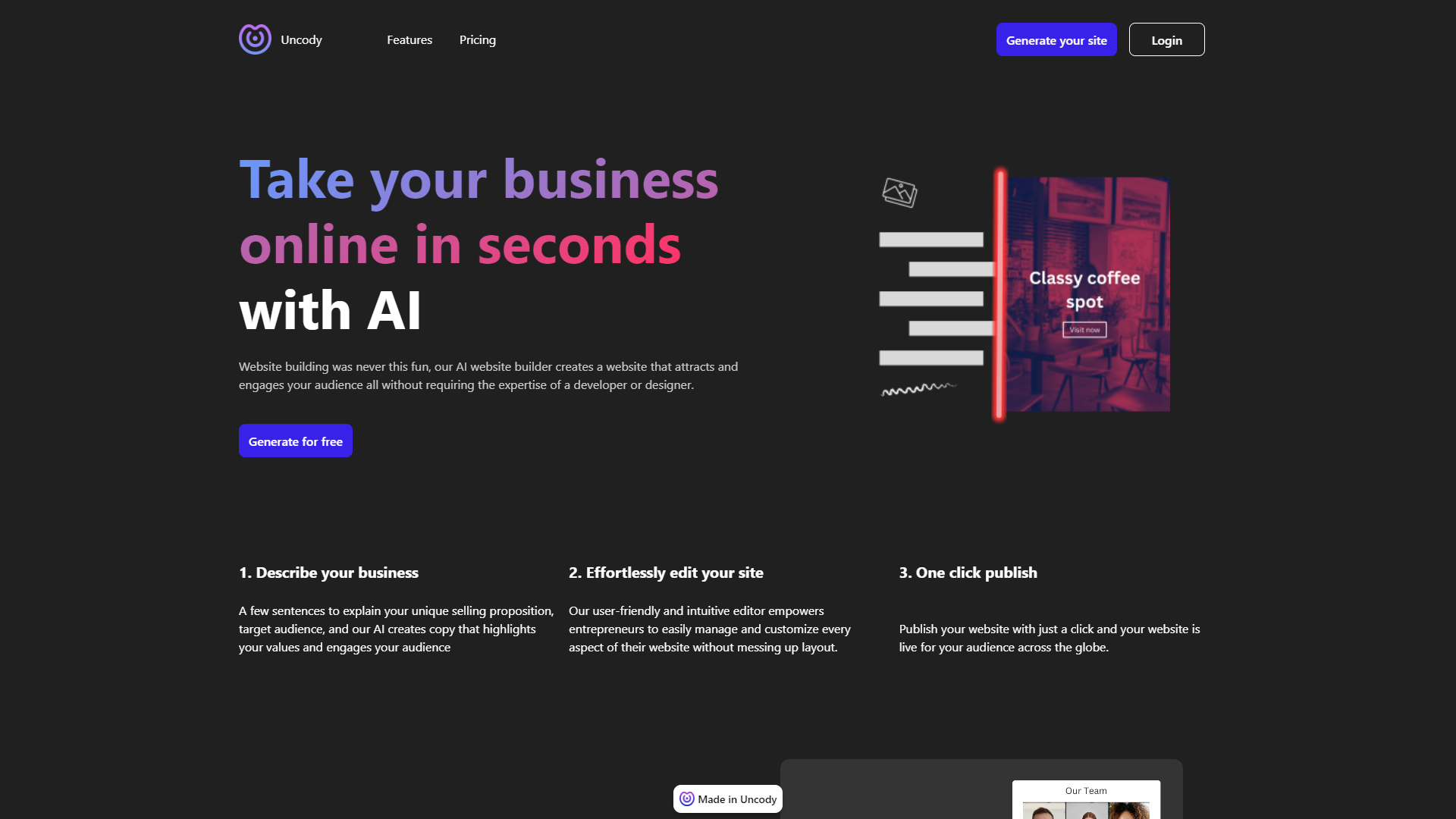 Screenshot for Uncody