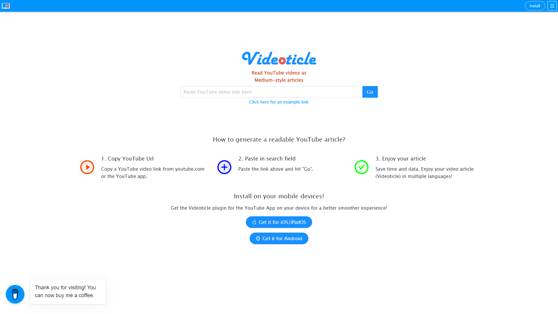 Screenshot for Videoticle