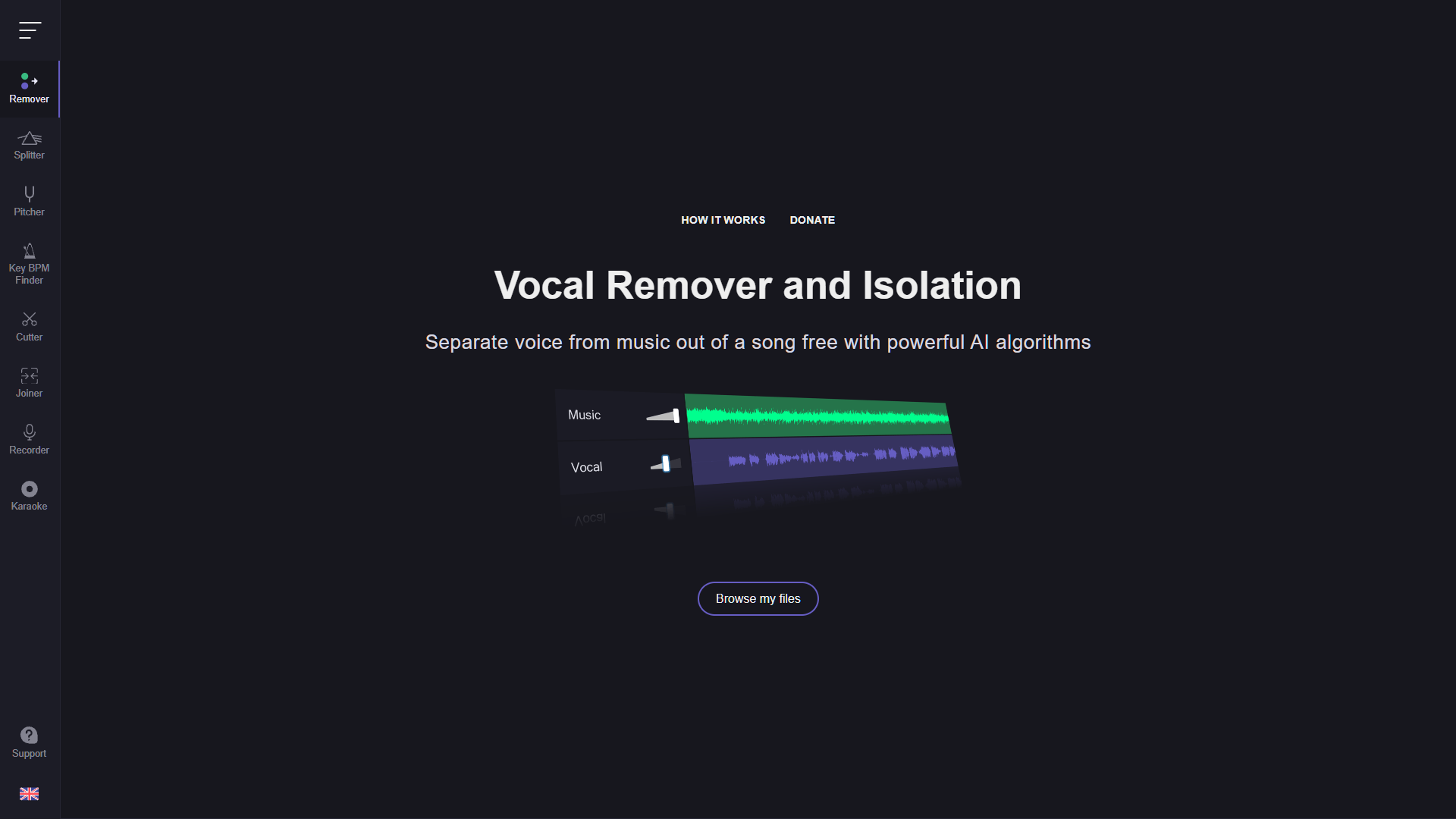 Screenshot for Vocal Remover
