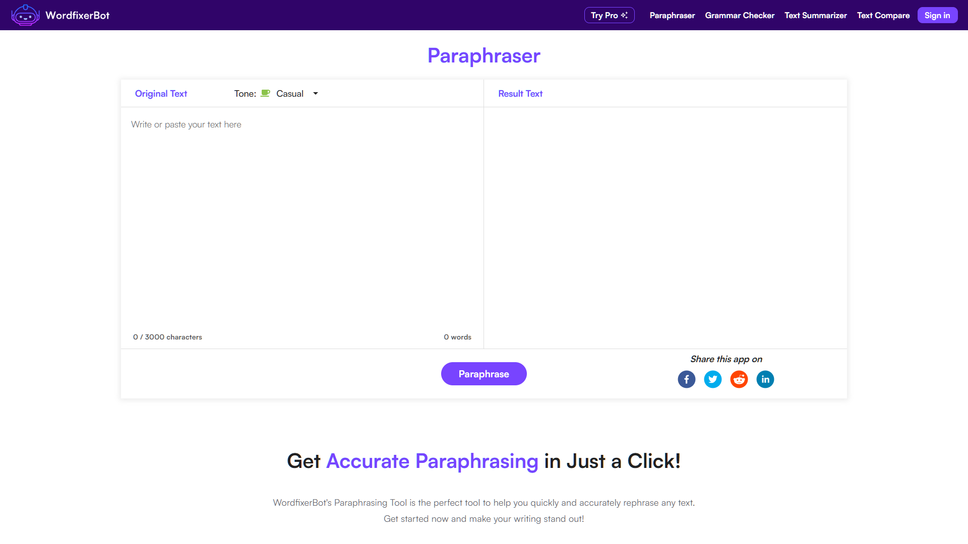 Screenshot for WordfixerBot