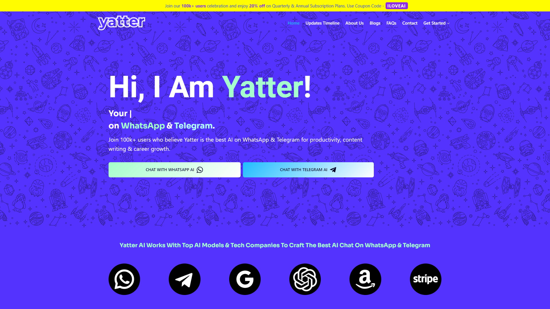 Screenshot for Yatter AI