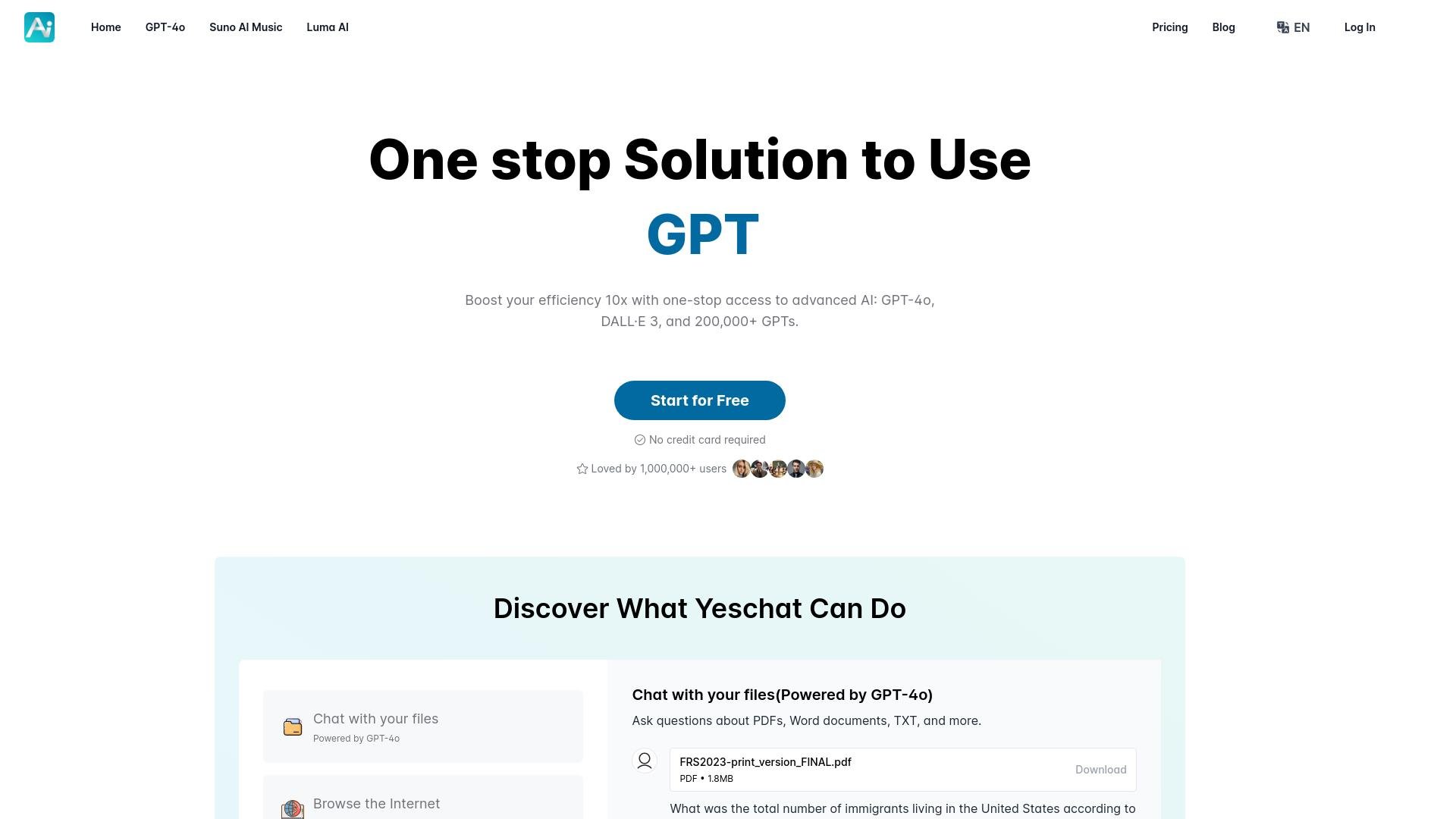 Screenshot for YesChat