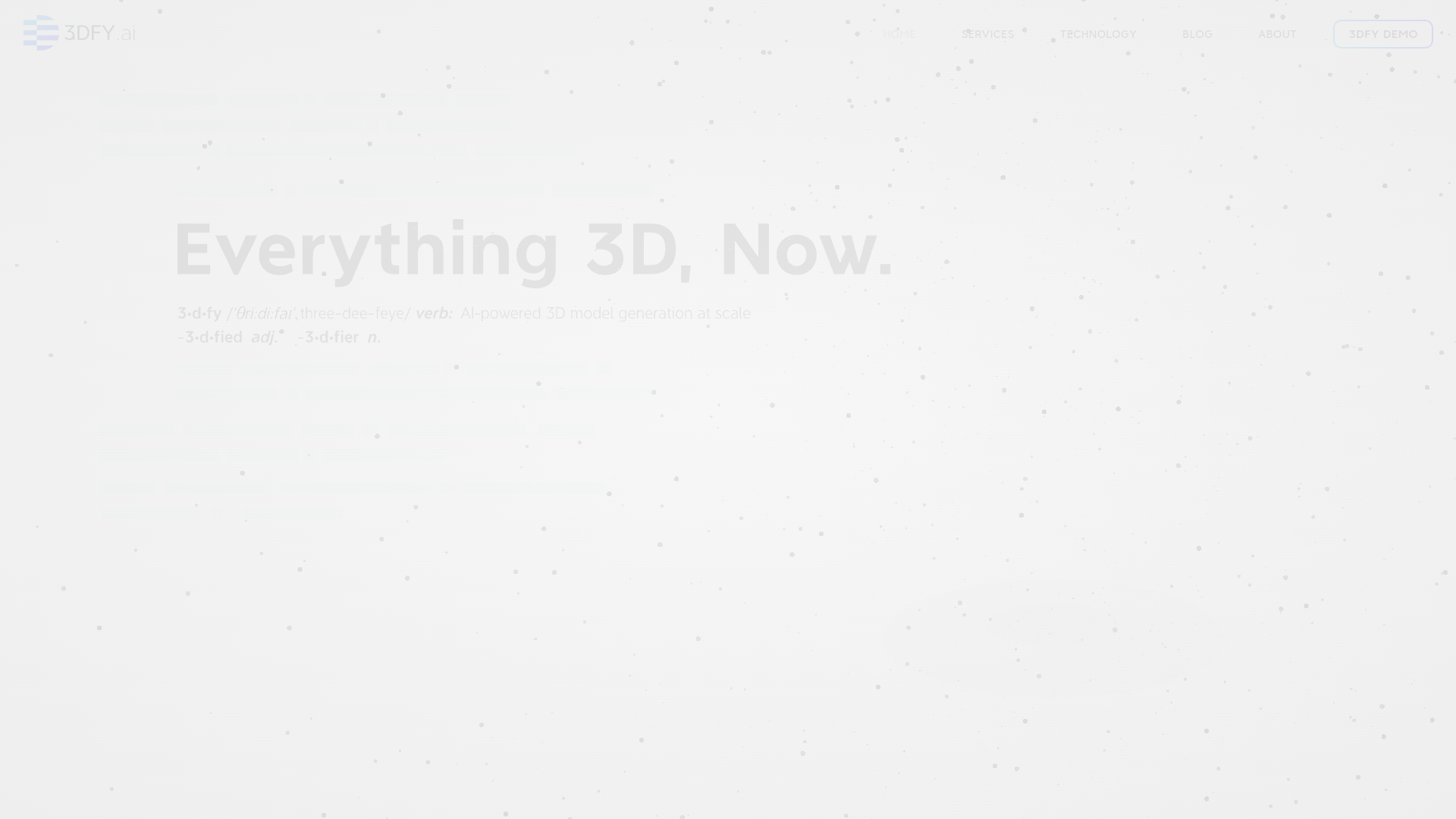 Screenshot for 3DFY.ai