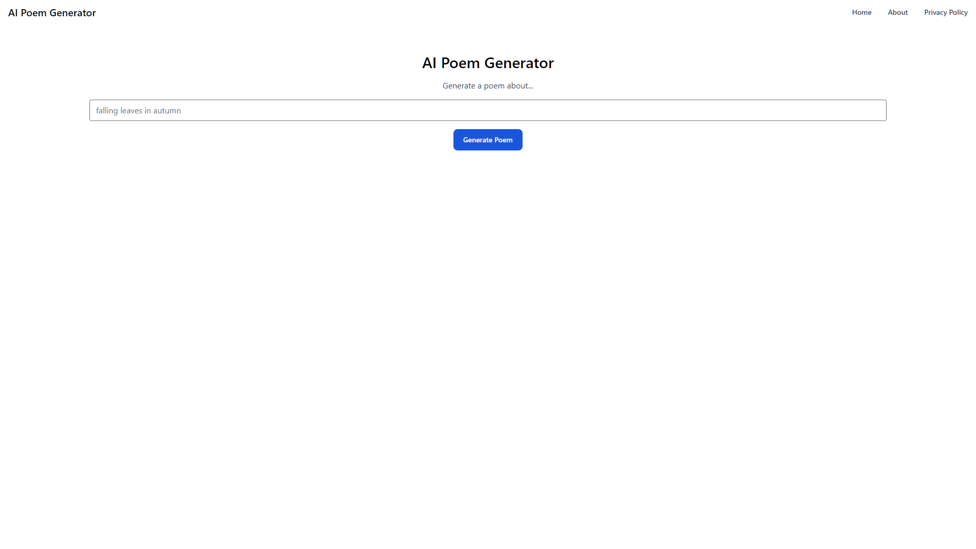 ai-poem-generator Logo