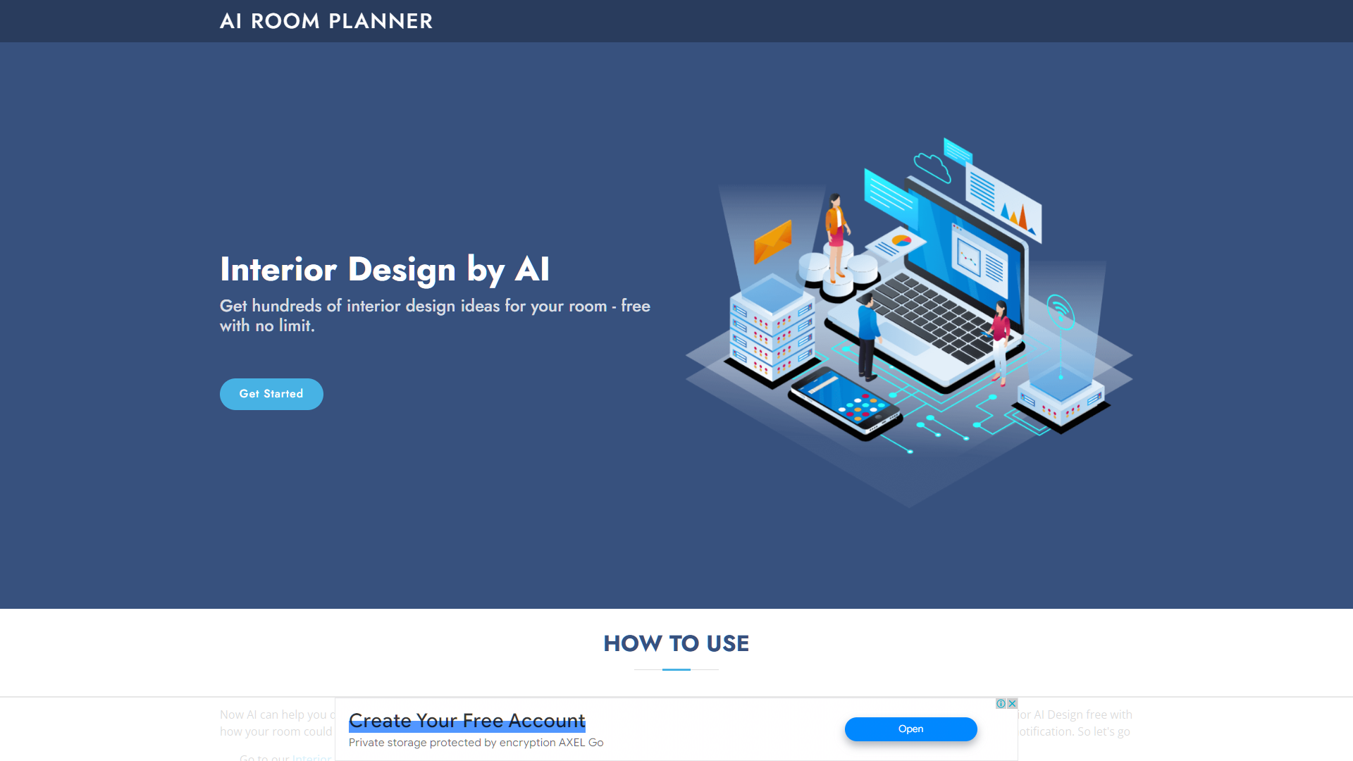 Screenshot for AI Room Planner