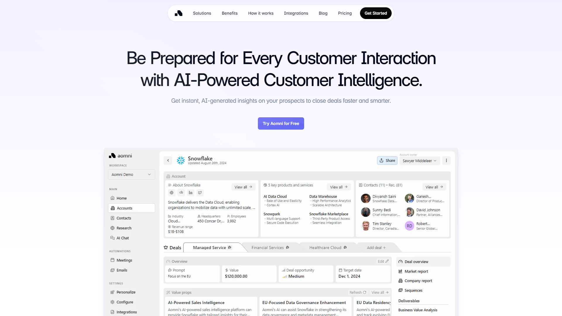 Screenshot for Aomni