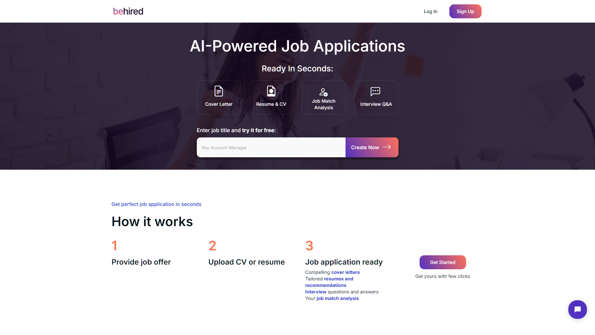 Screenshot for BeHired