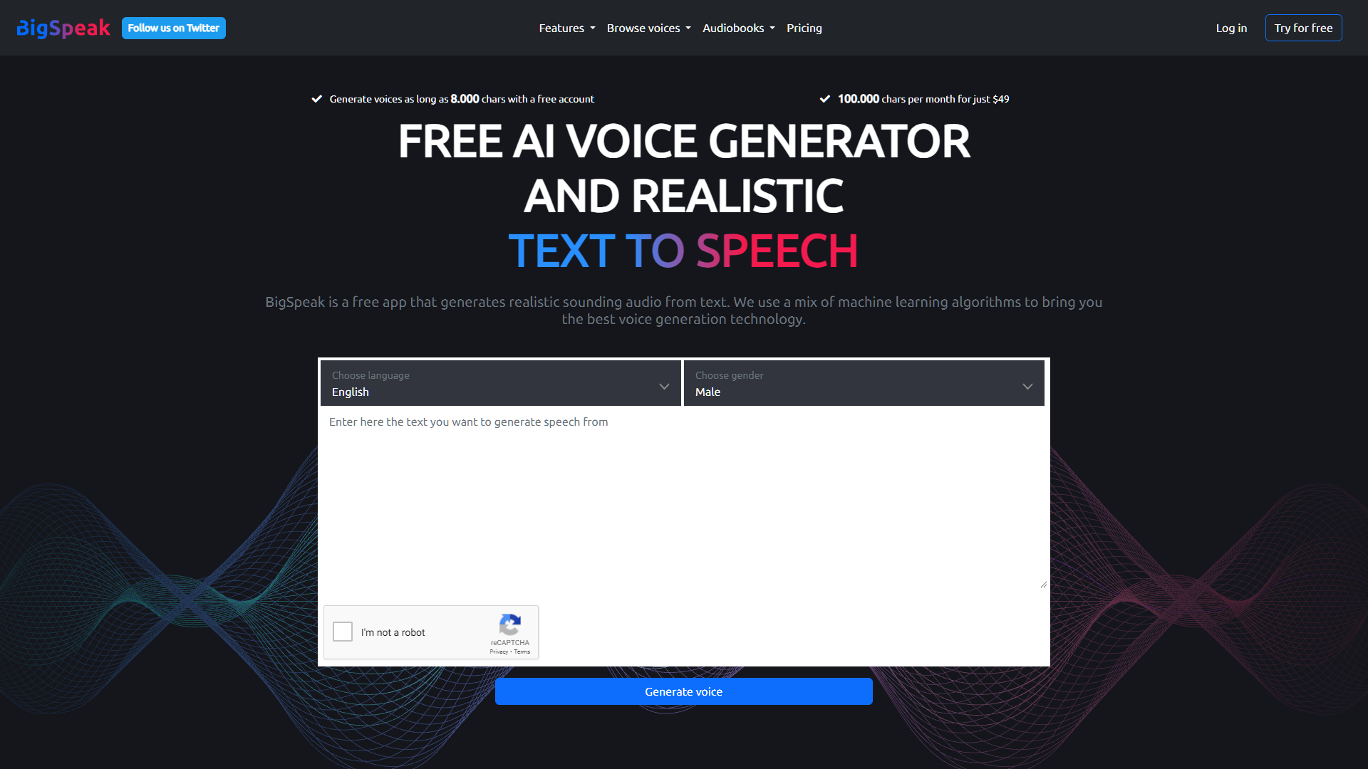 Screenshot for BigSpeak