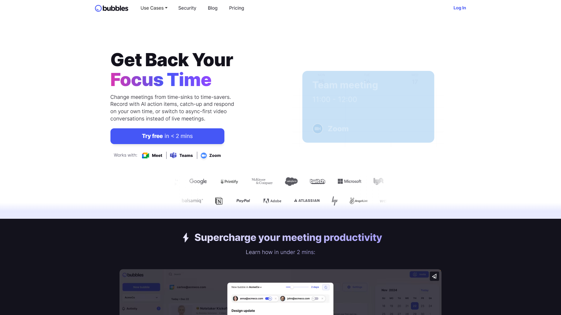 Screenshot for Bubbles Notetaker