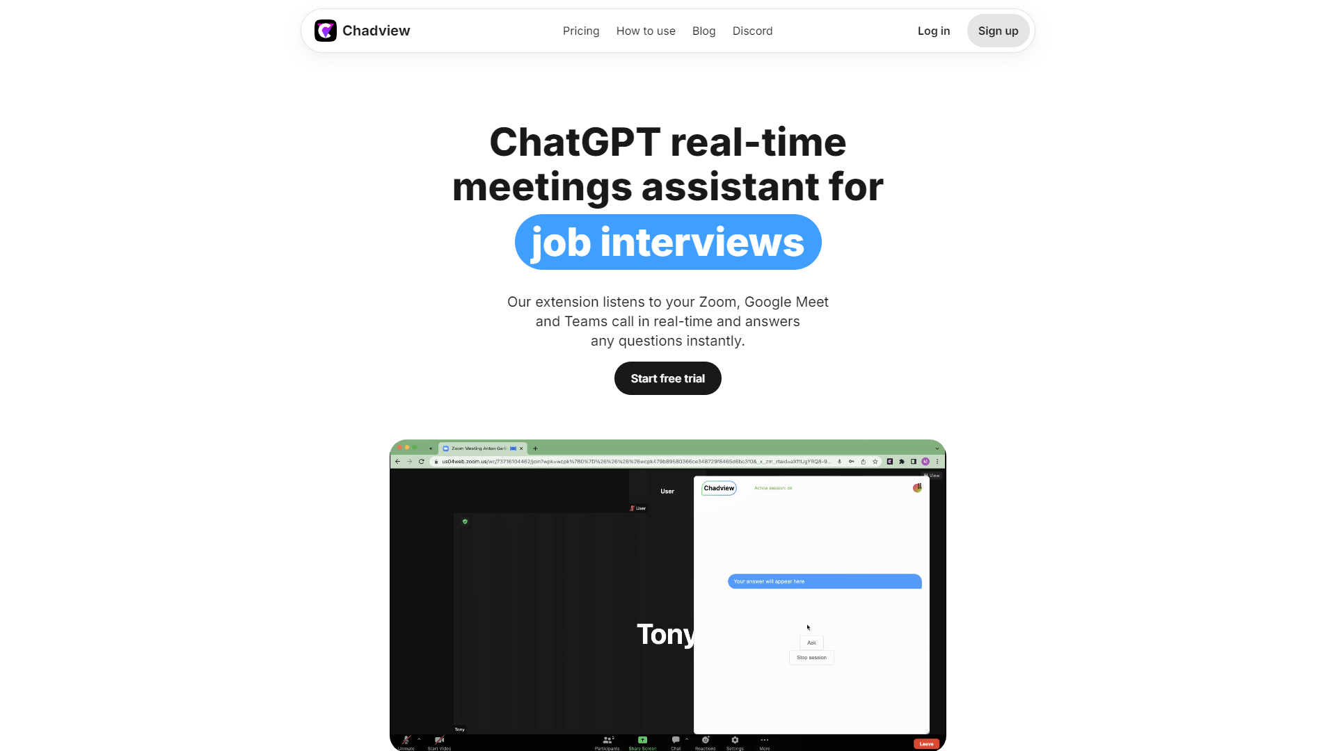 Screenshot for ChadView