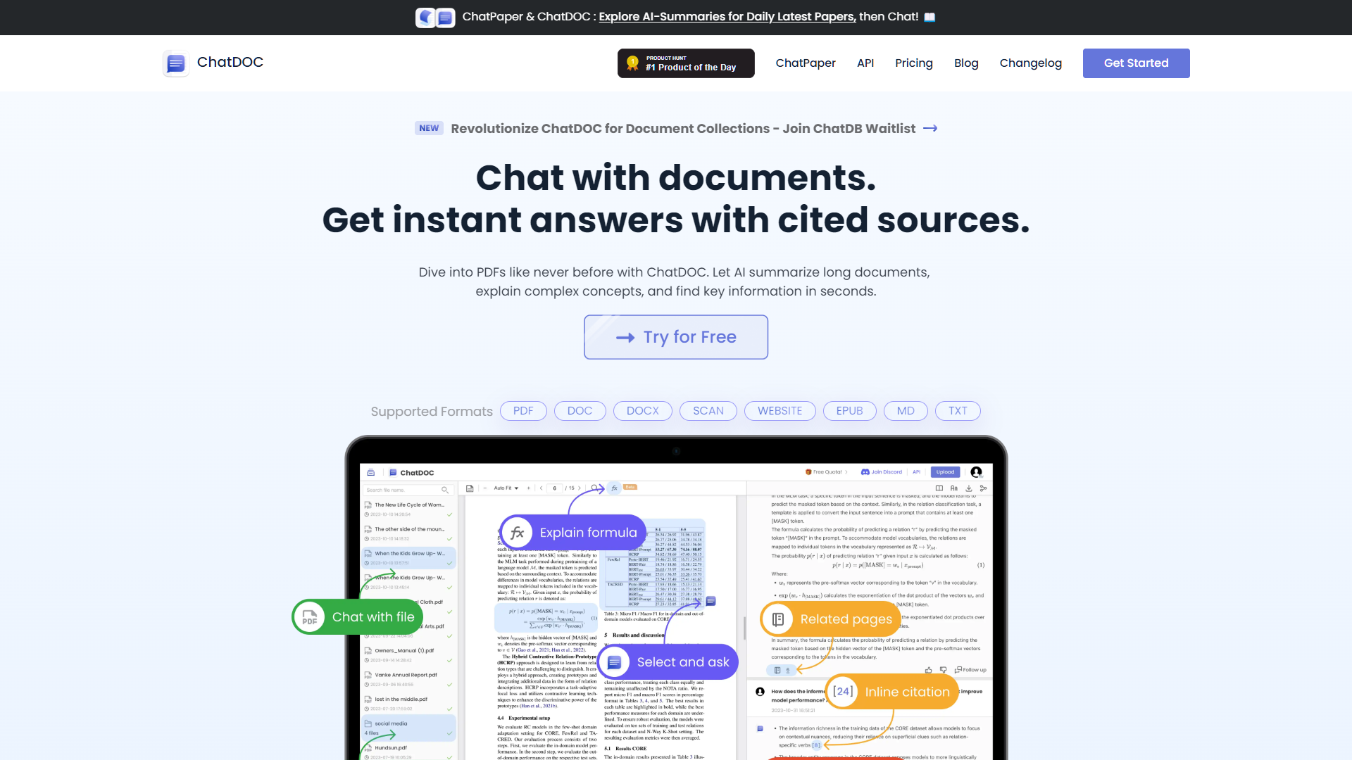 Screenshot for ChatDOC
