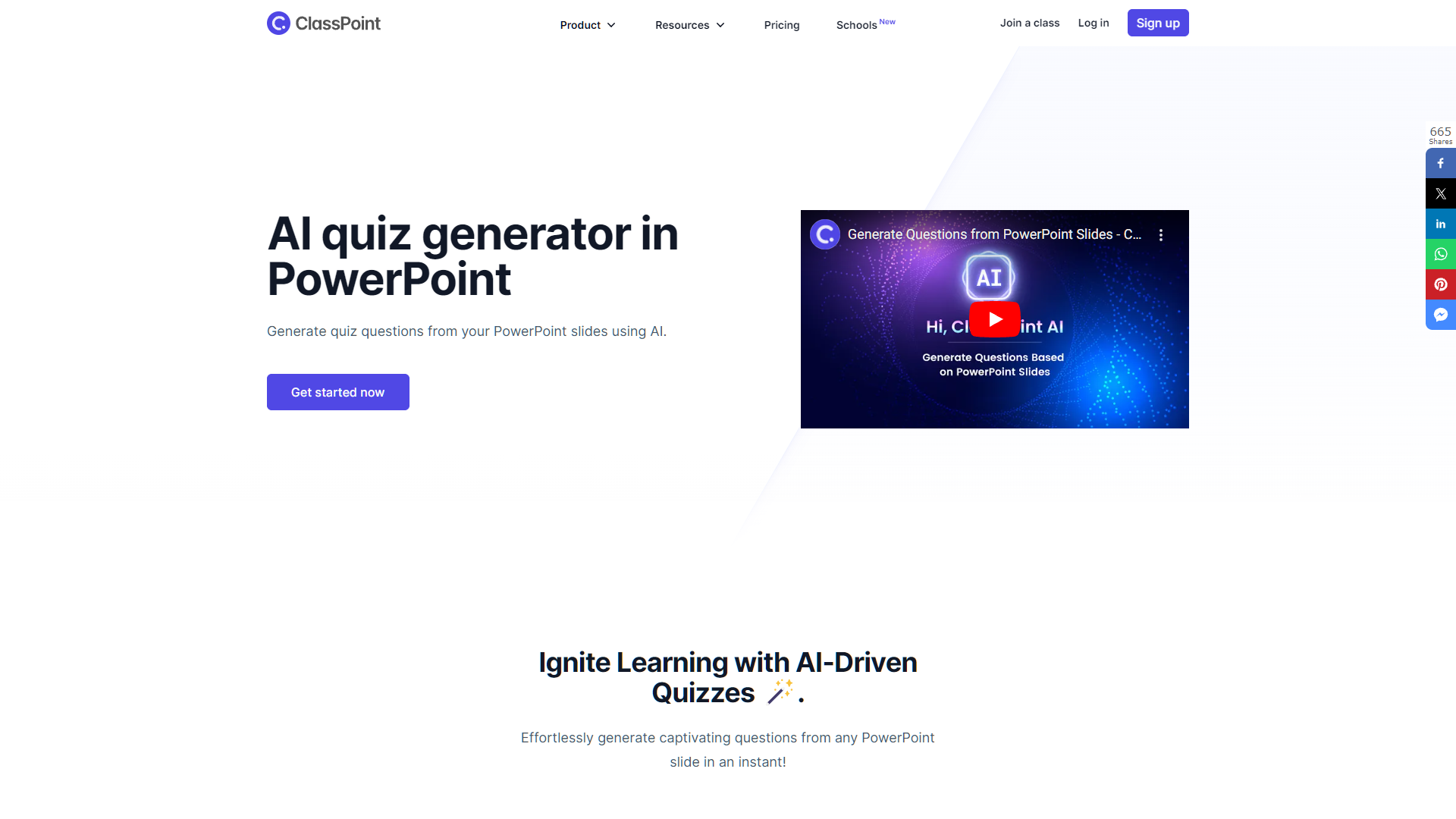 Screenshot for ClassPoint AI