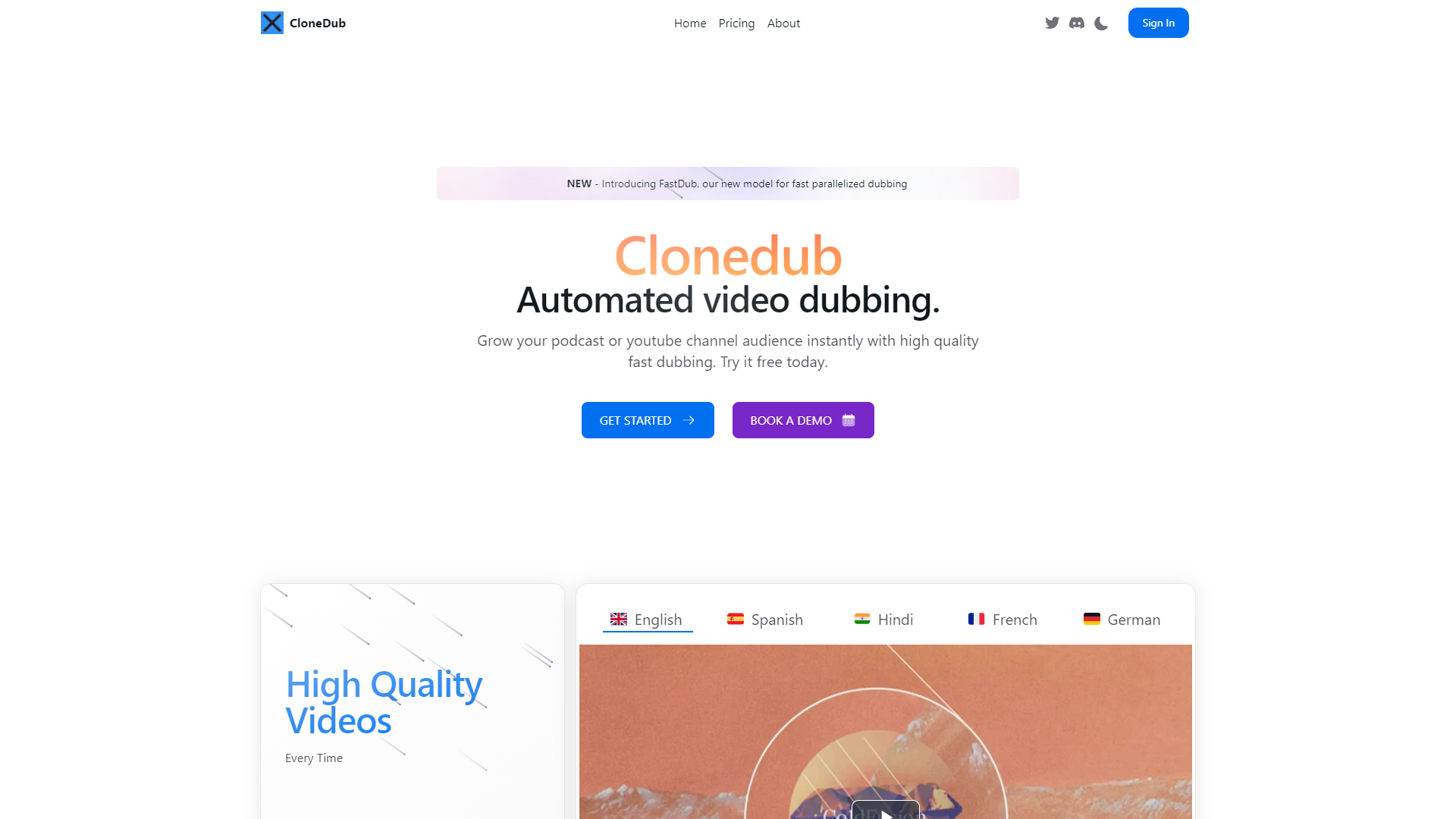 Screenshot for CloneDub