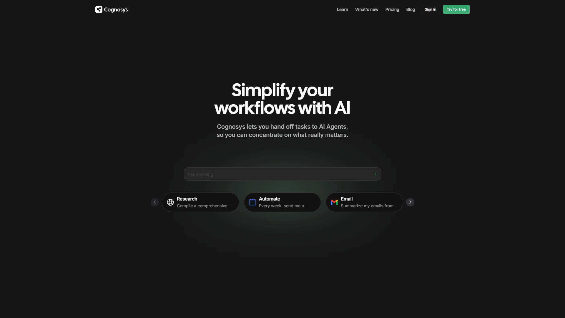 Screenshot for Cognosys