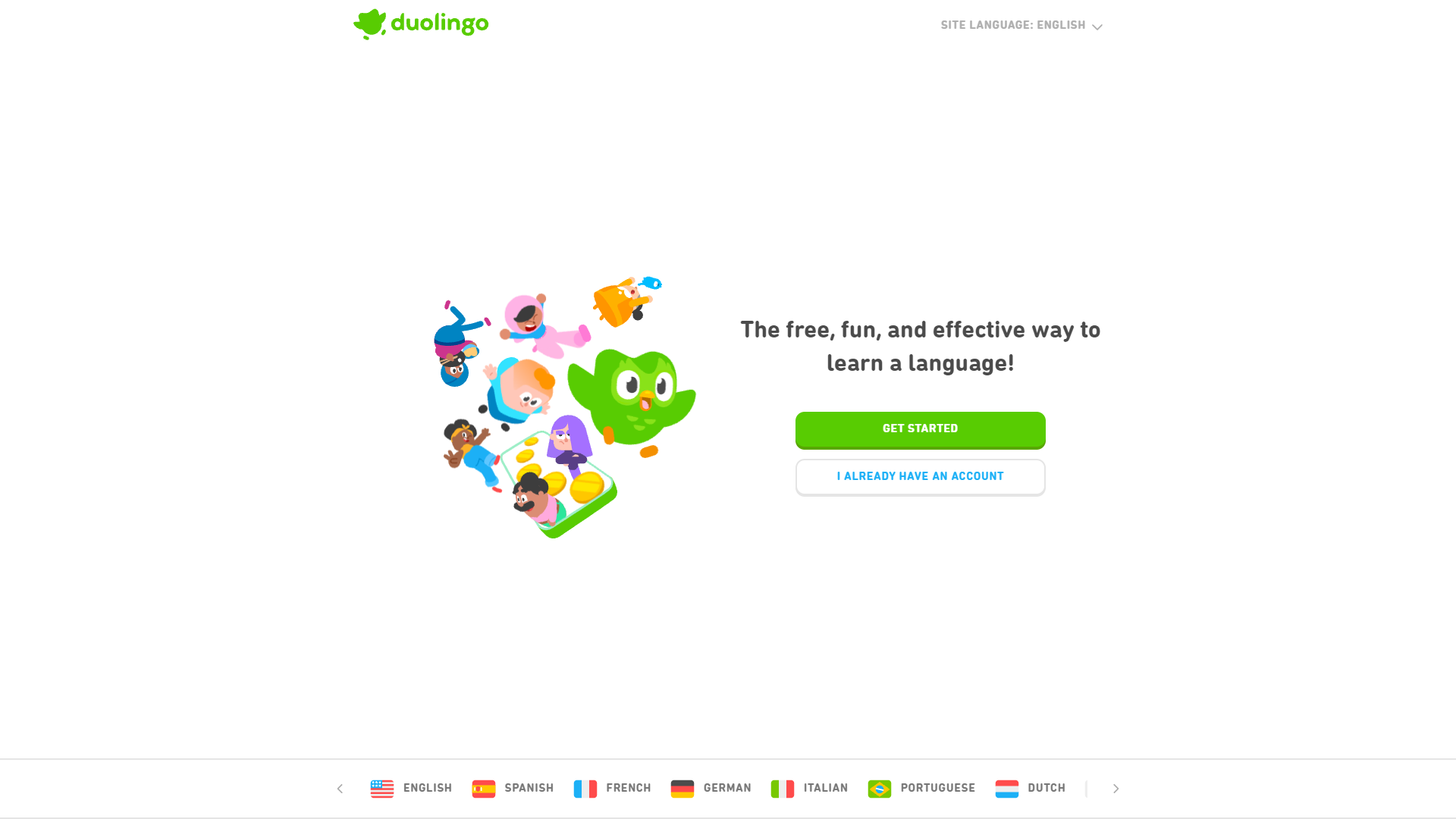 Screenshot for Duolingo