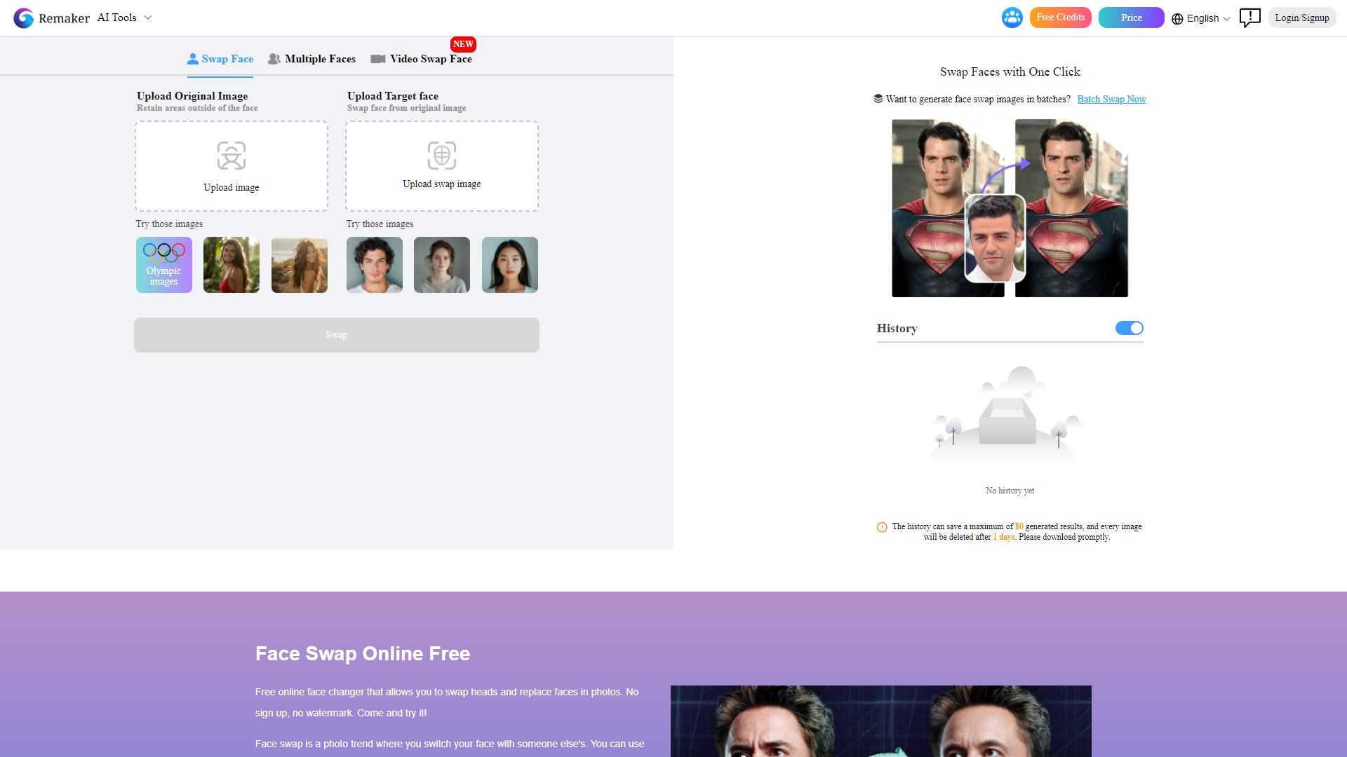 Screenshot for Face Swap by Remaker