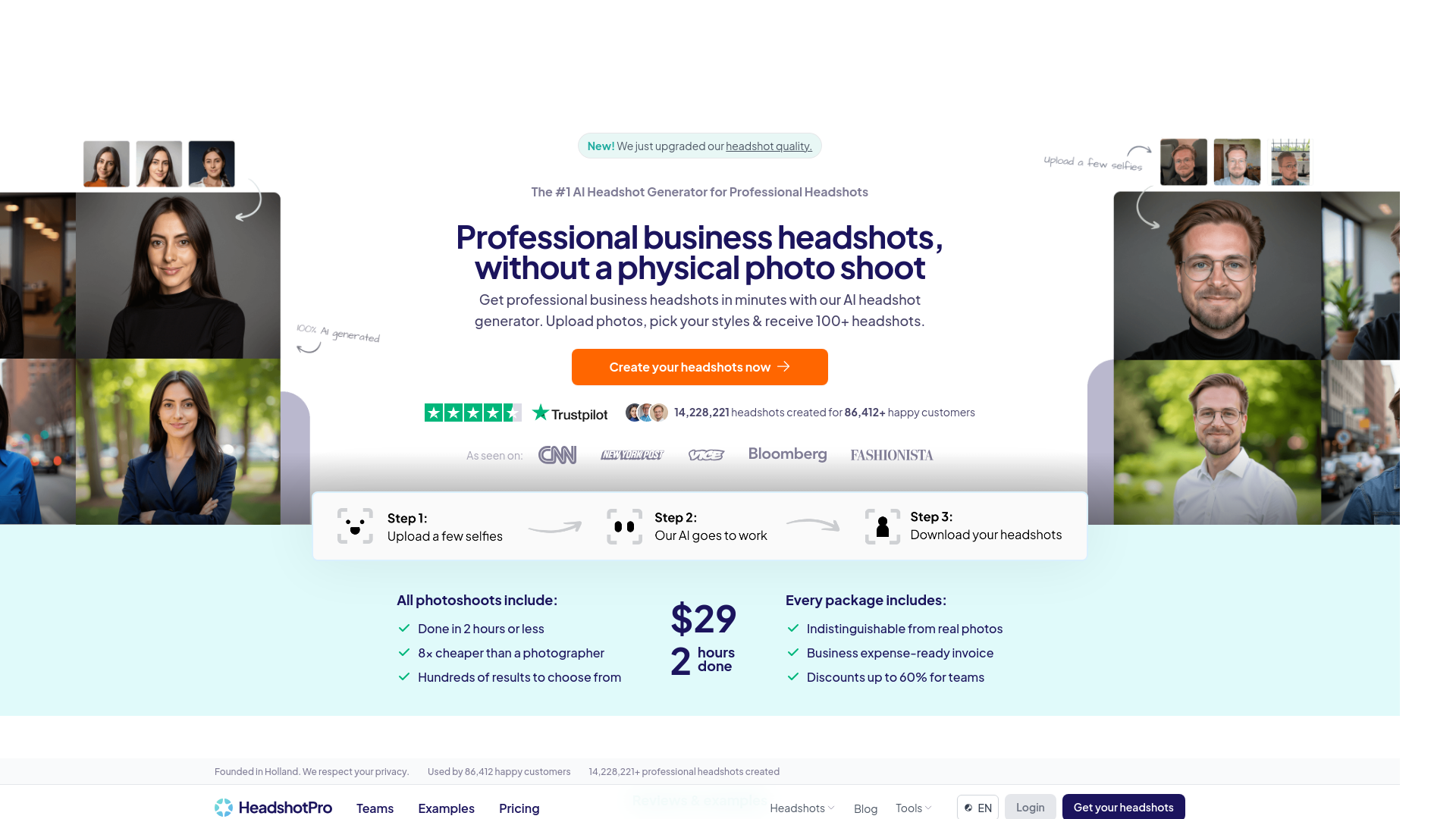 Screenshot for HeadshotPro