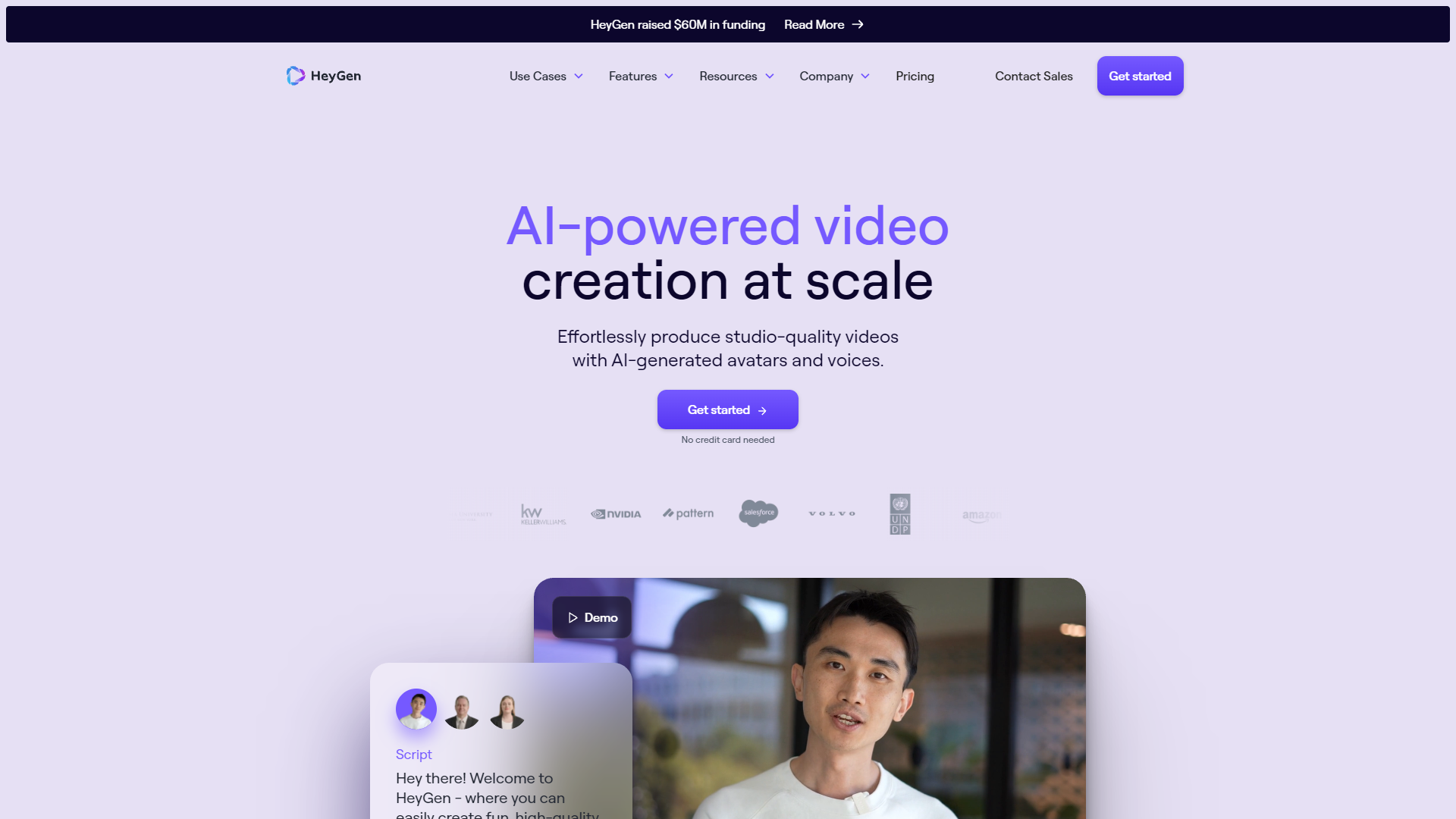 Screenshot for HeyGen