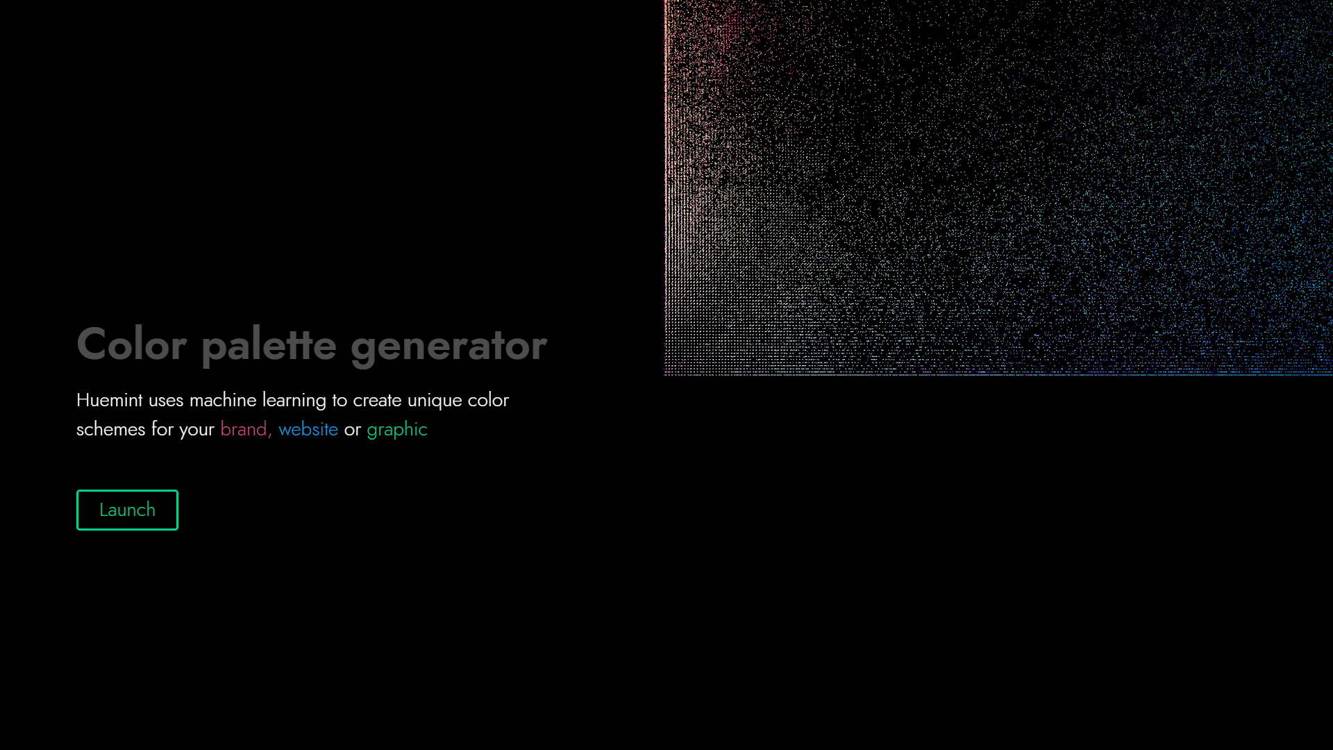 Screenshot for Huemint