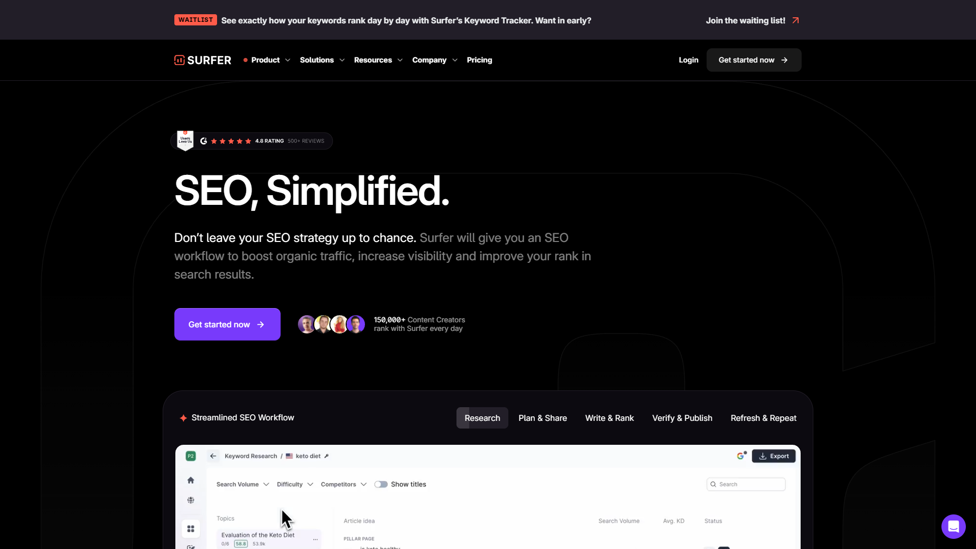Screenshot for Keyword Surfer