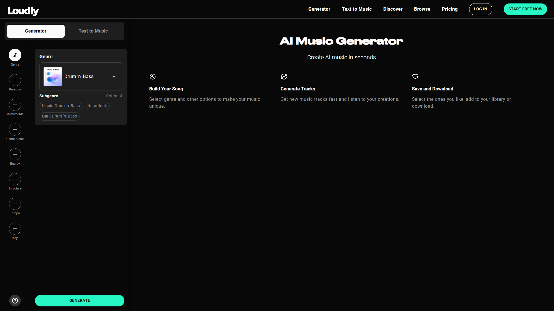 Screenshot for Loudly