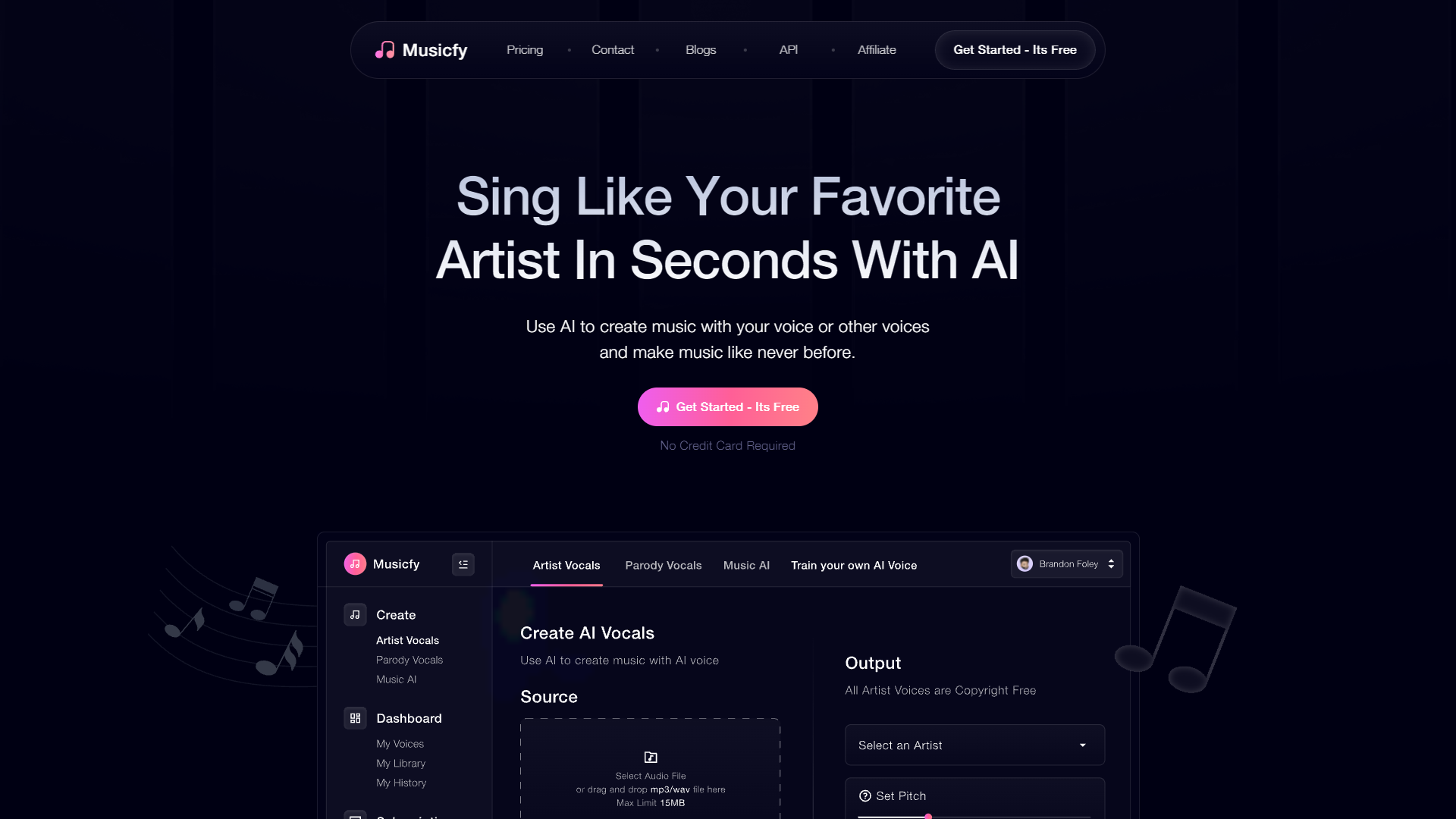 Screenshot for Musicfy