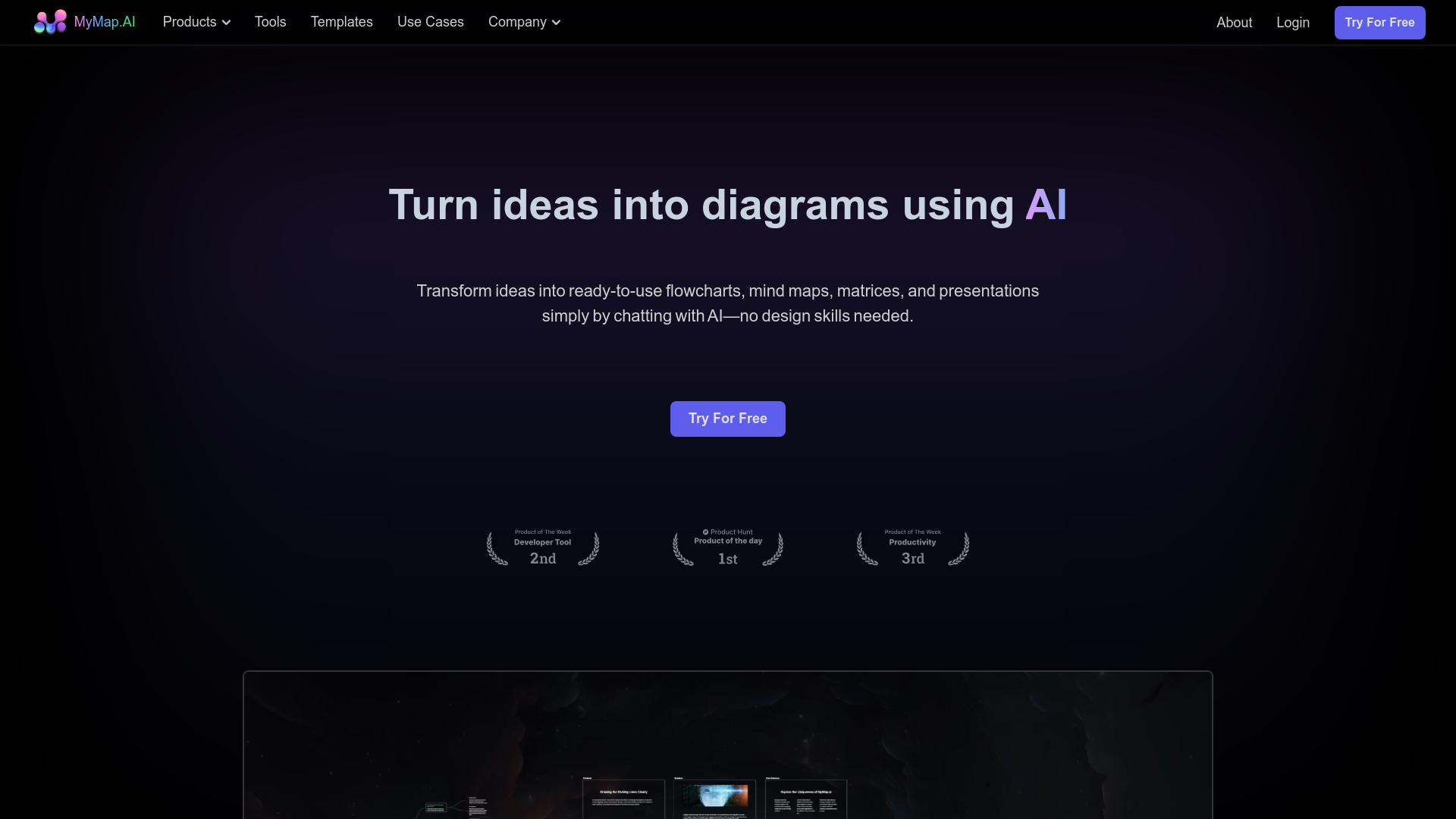 Screenshot for MyMap.AI