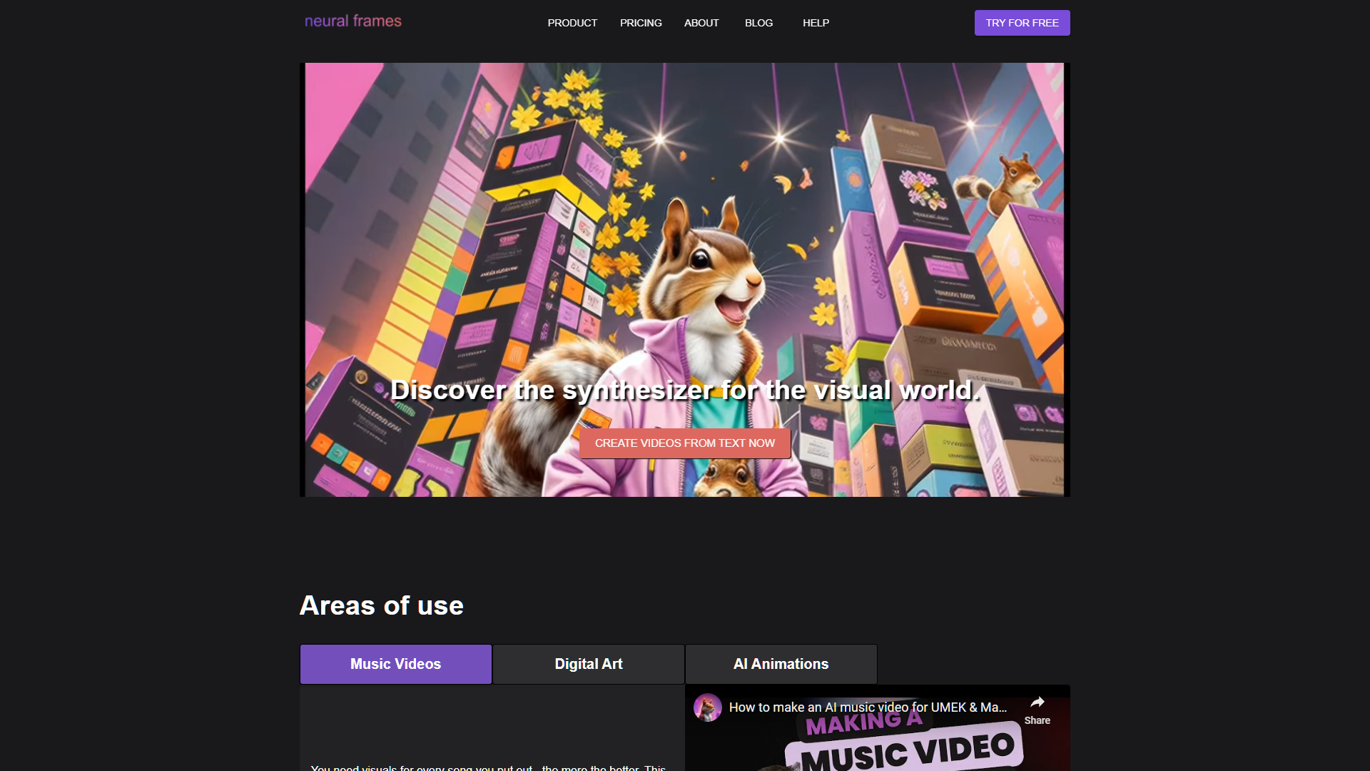 Screenshot for Neural Frames