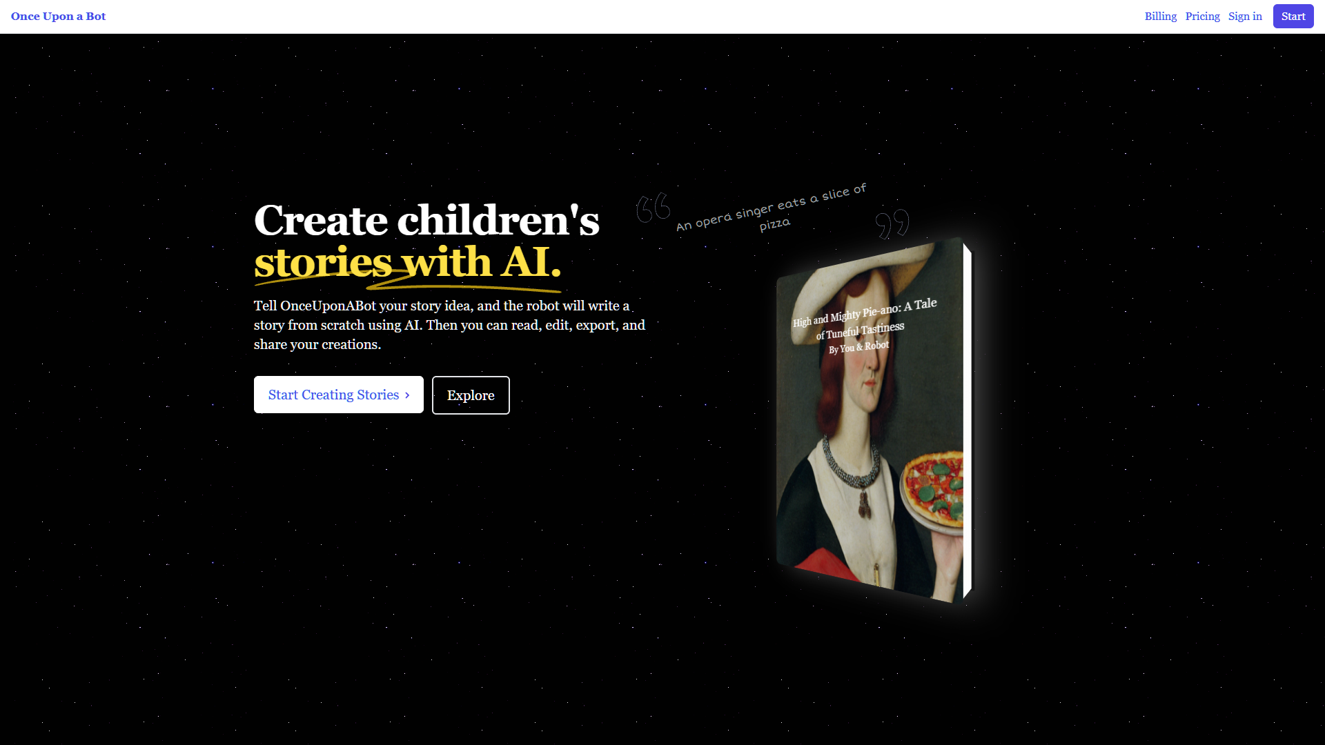 Screenshot for Once Upon A Bot